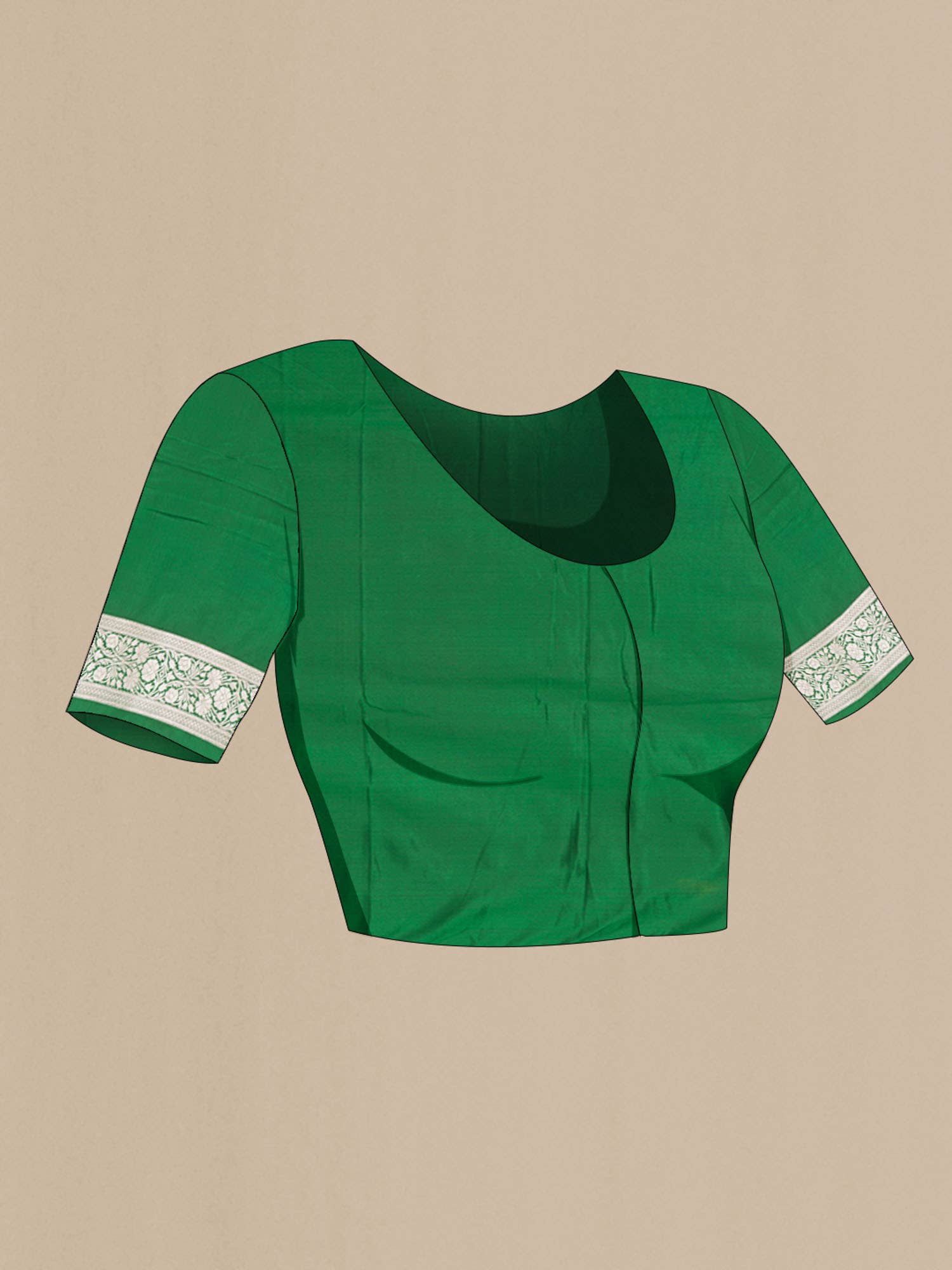 Green Blended Banarasi Silk Saree