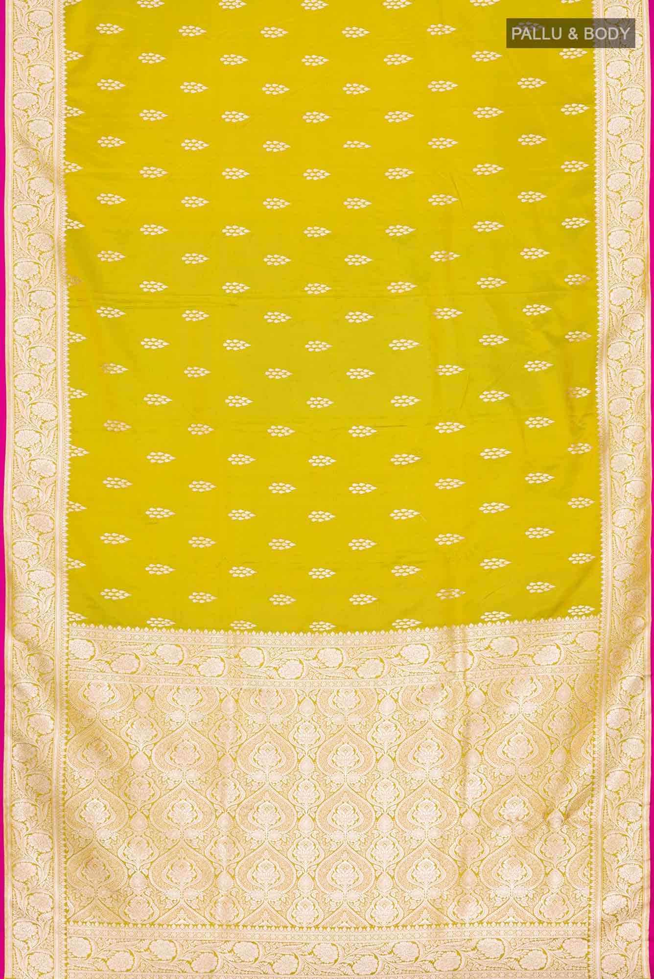 Green Blended Banarasi Silk Saree