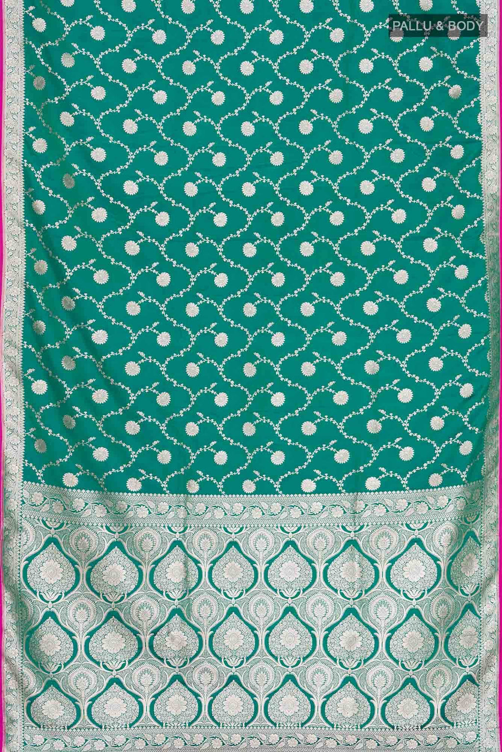 Green Blended Banarasi Silk Saree