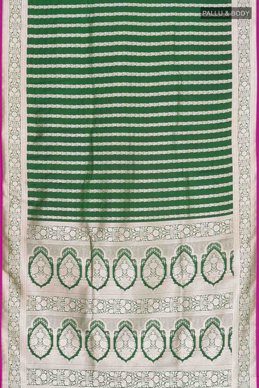 Green Blended Banarasi Silk Saree