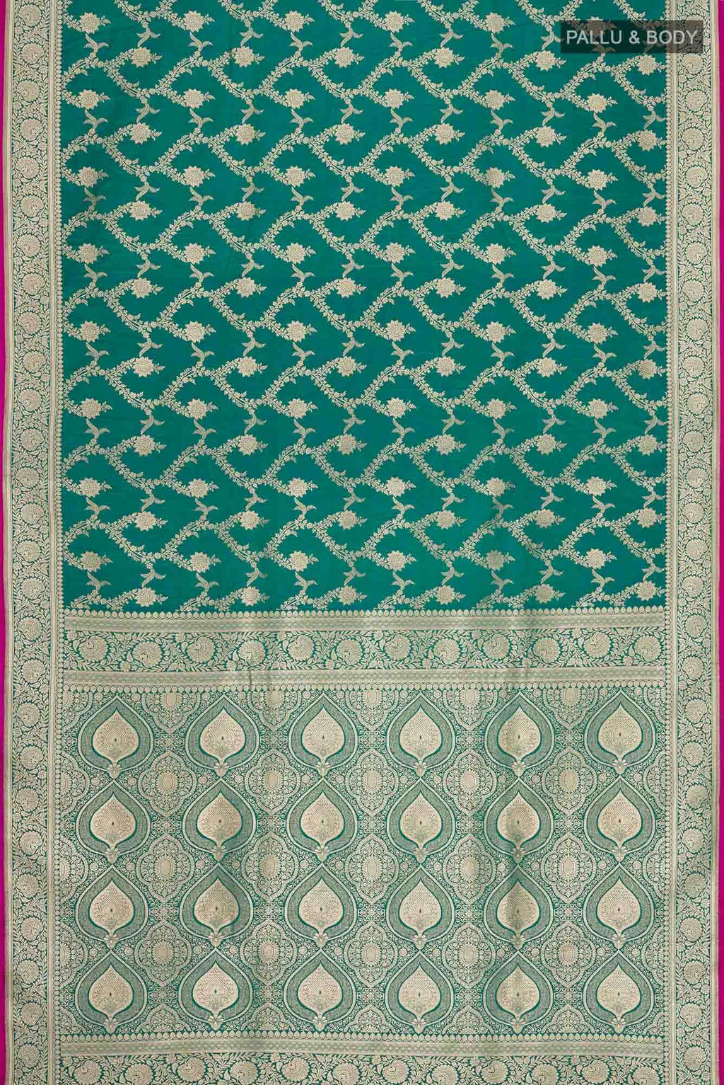 Green Blended Banarasi Silk Saree