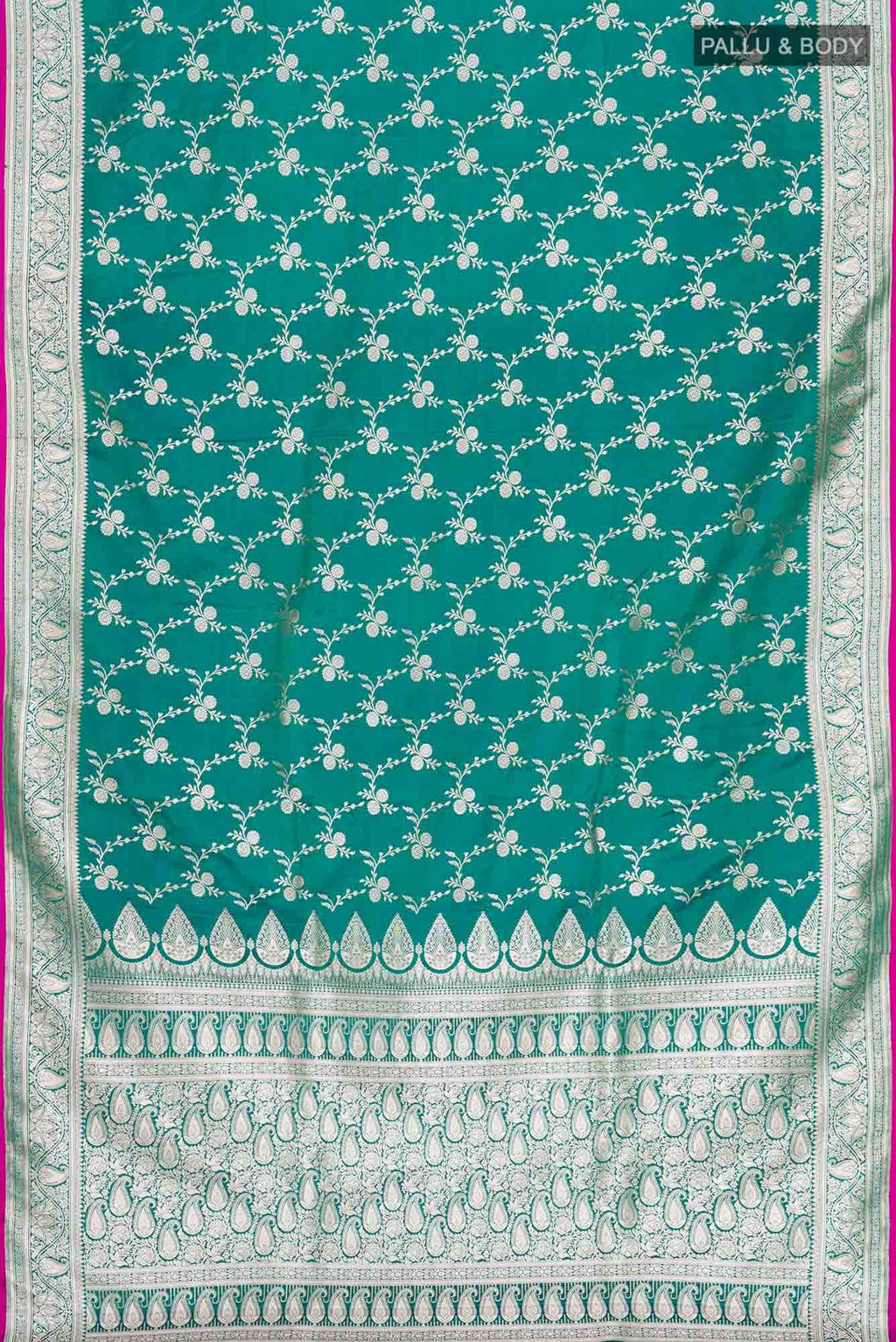 Green Blended Banarasi Silk Saree
