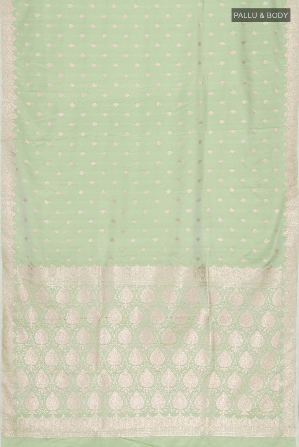 Green Blended Banarasi Silk Saree