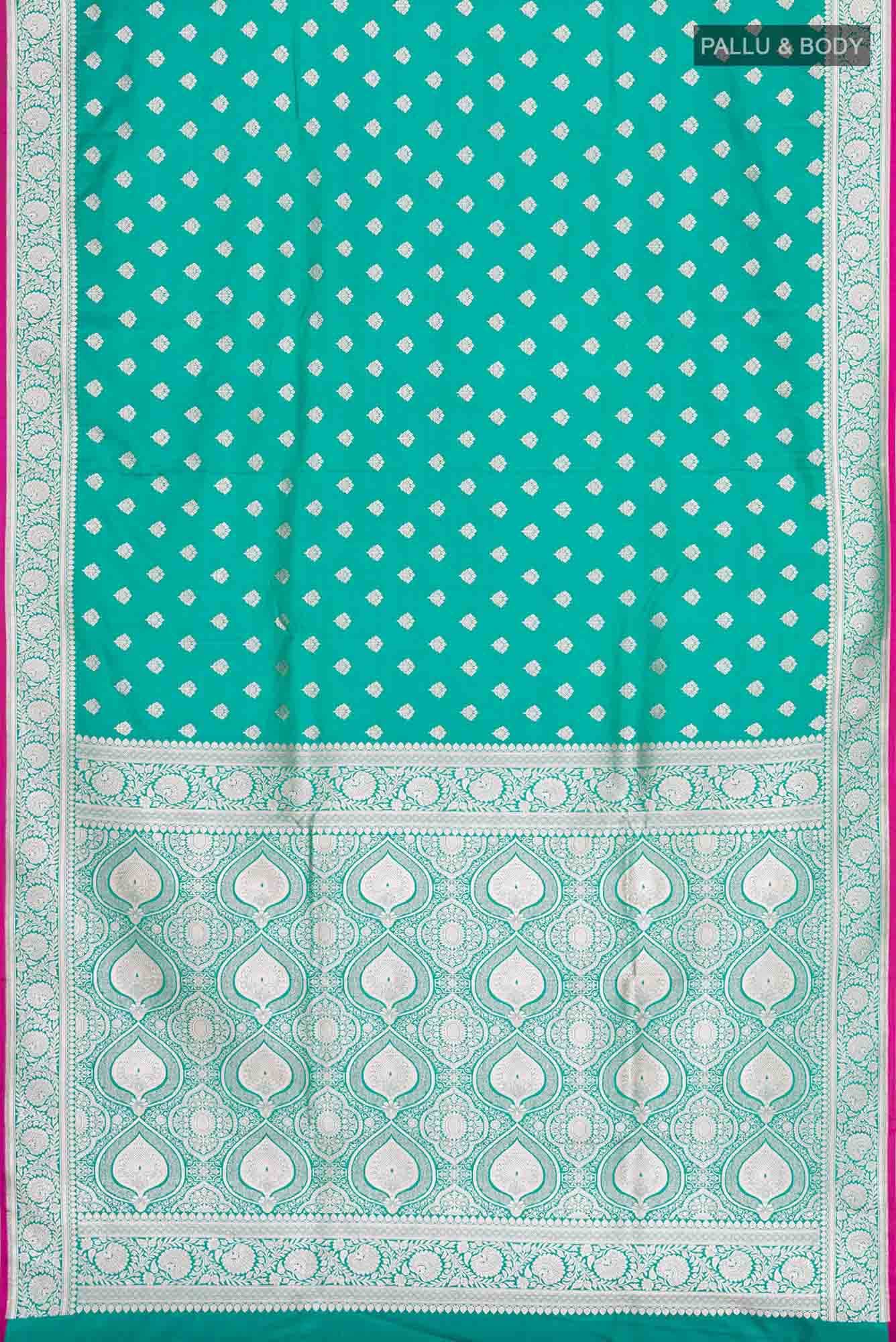 Green Blended Banarasi Silk Saree