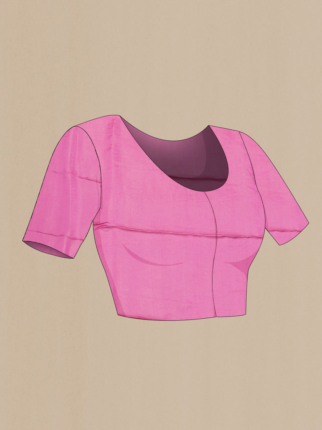 Pink Dual Tone Blended Banarasi Silk Saree