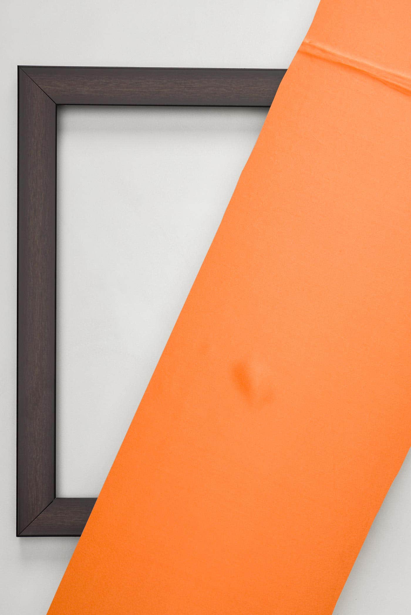 Orange Crepe Dress Material