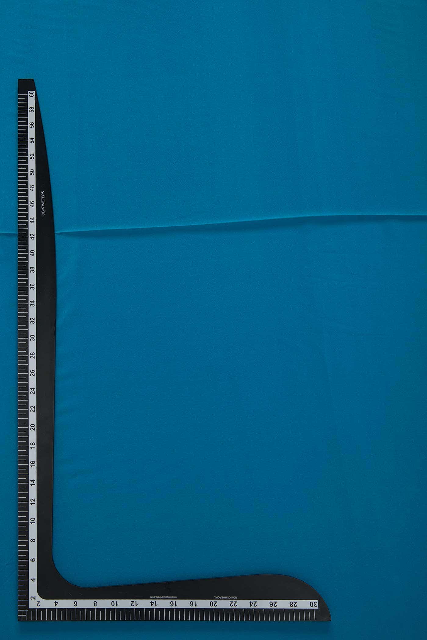 Blue Crepe Dress Material