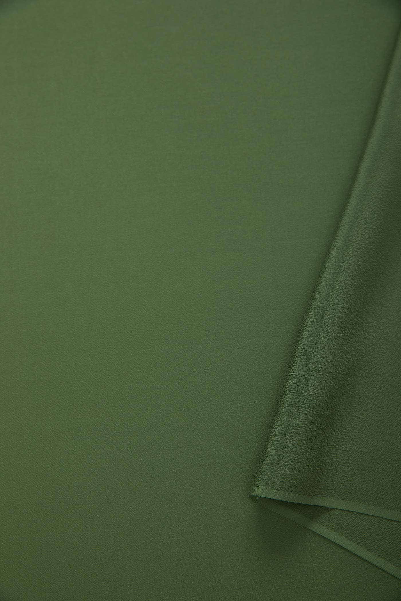 Green Crepe Dress Material