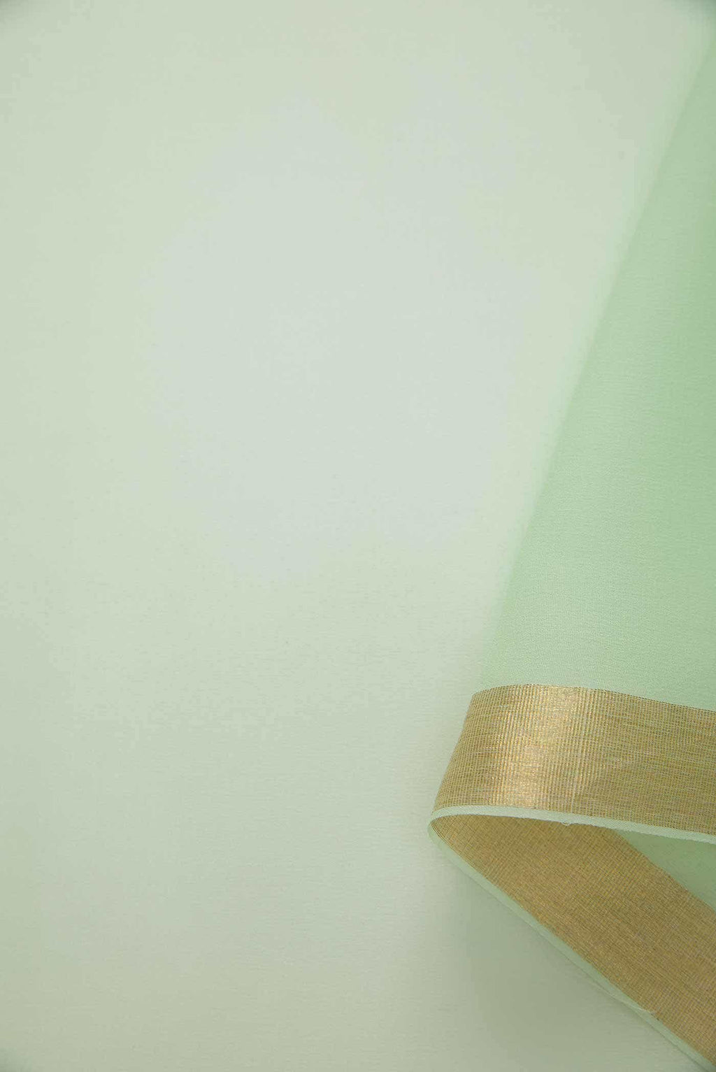 Pista Green Georgette Dress Material