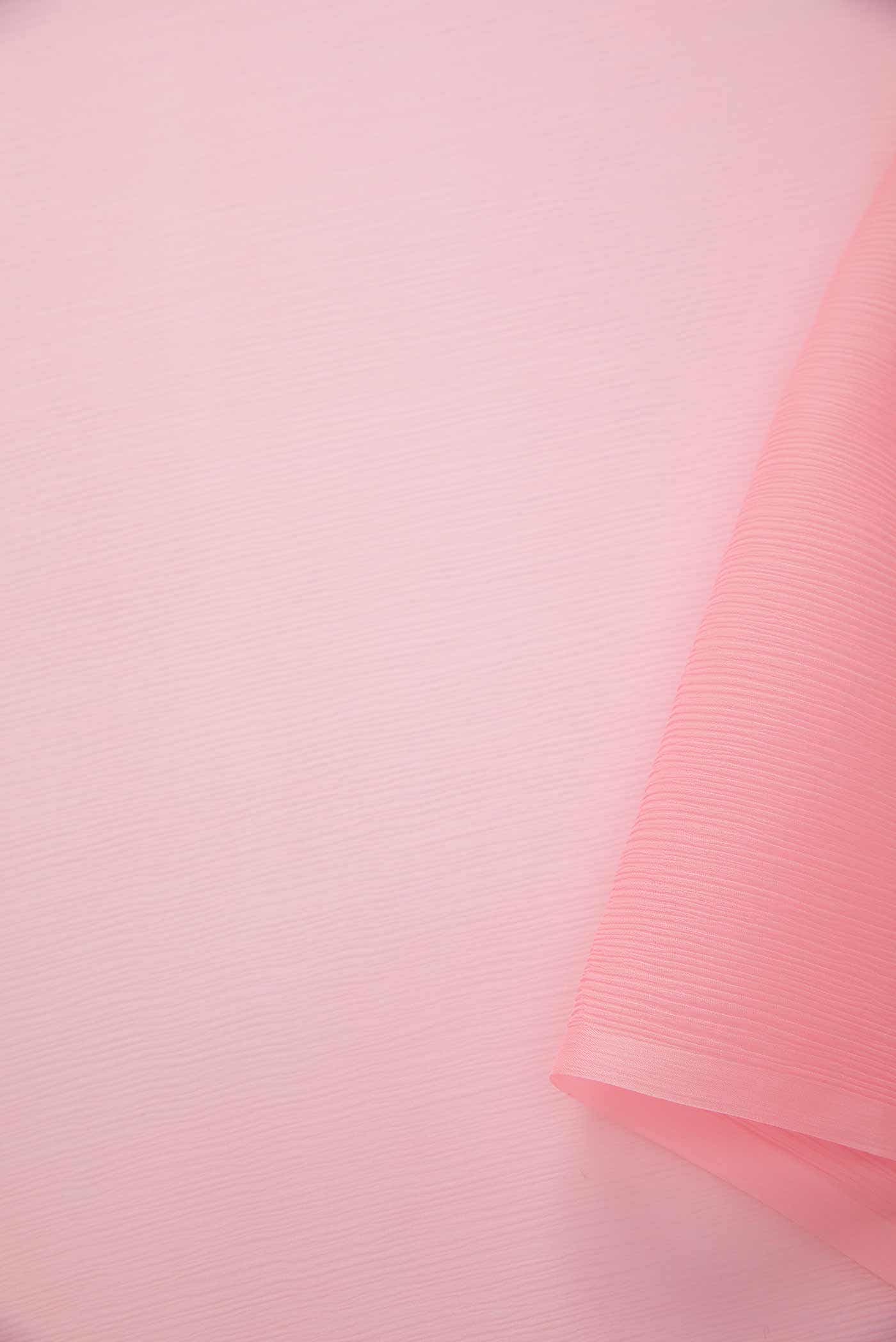 Peach Chiffon Dress Material