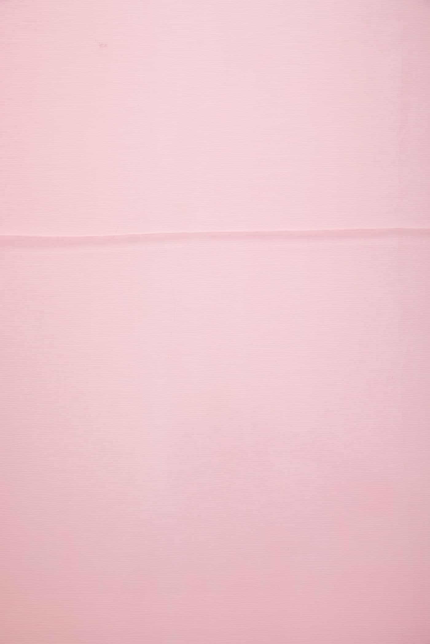 Peach Chiffon Dress Material
