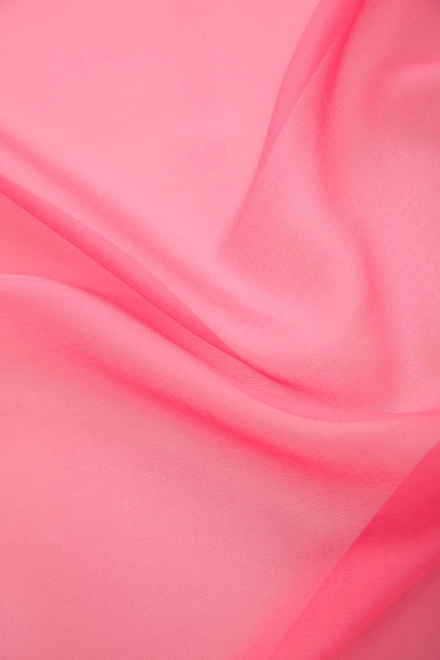 Pink Georgette Dress Material