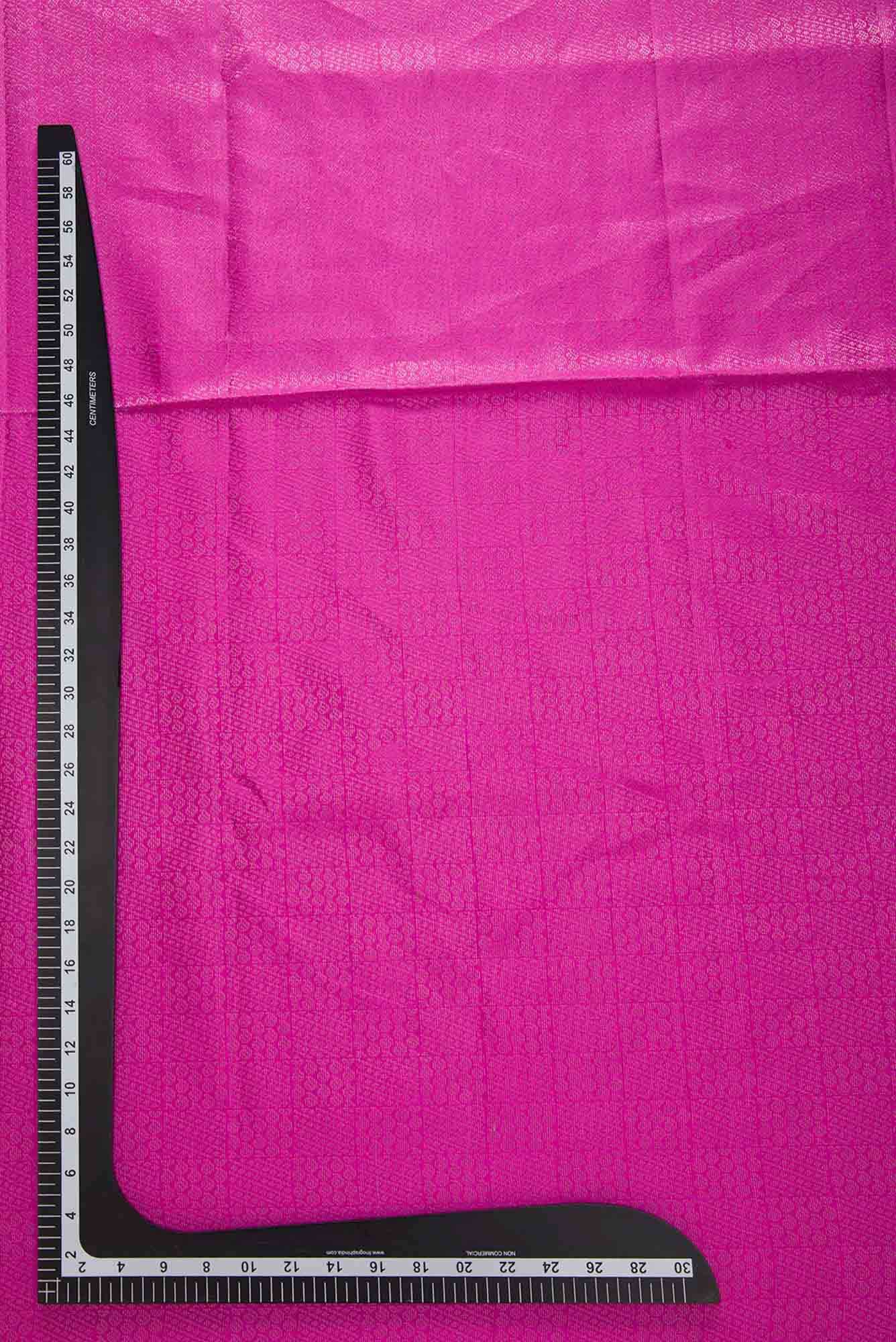 Pink Kanchipuram Silk Dress Material