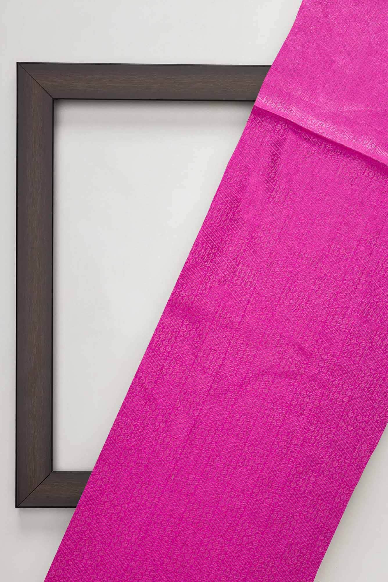 Pink Kanchipuram Silk Dress Material