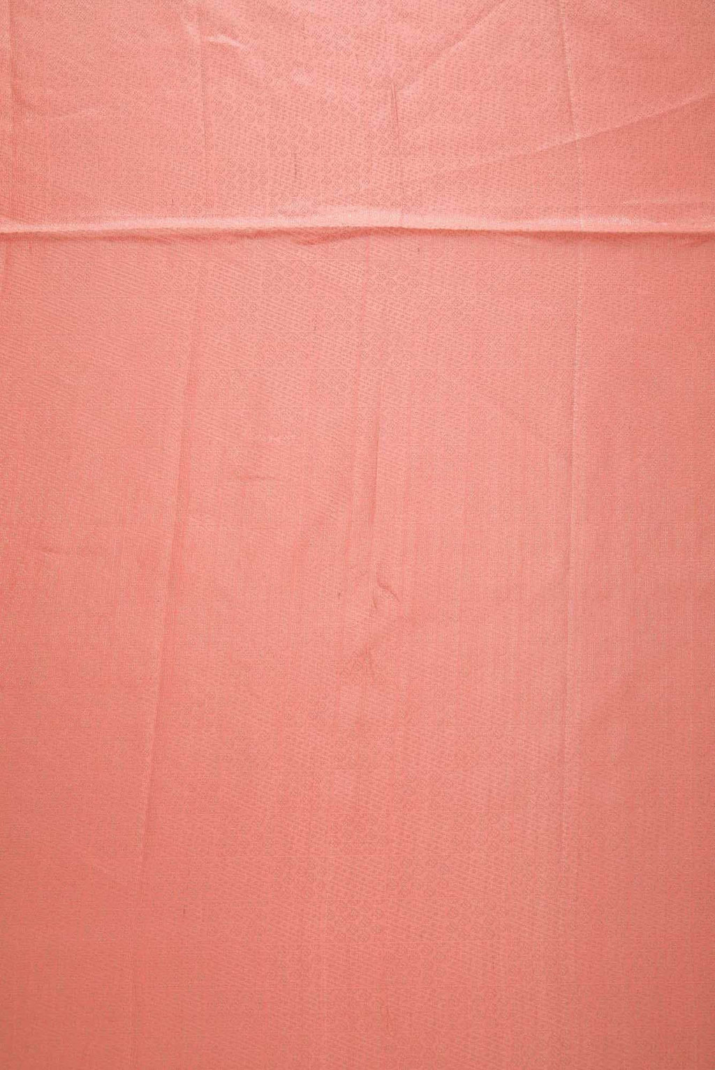 Peach Kanchipuram Silk Dress Material