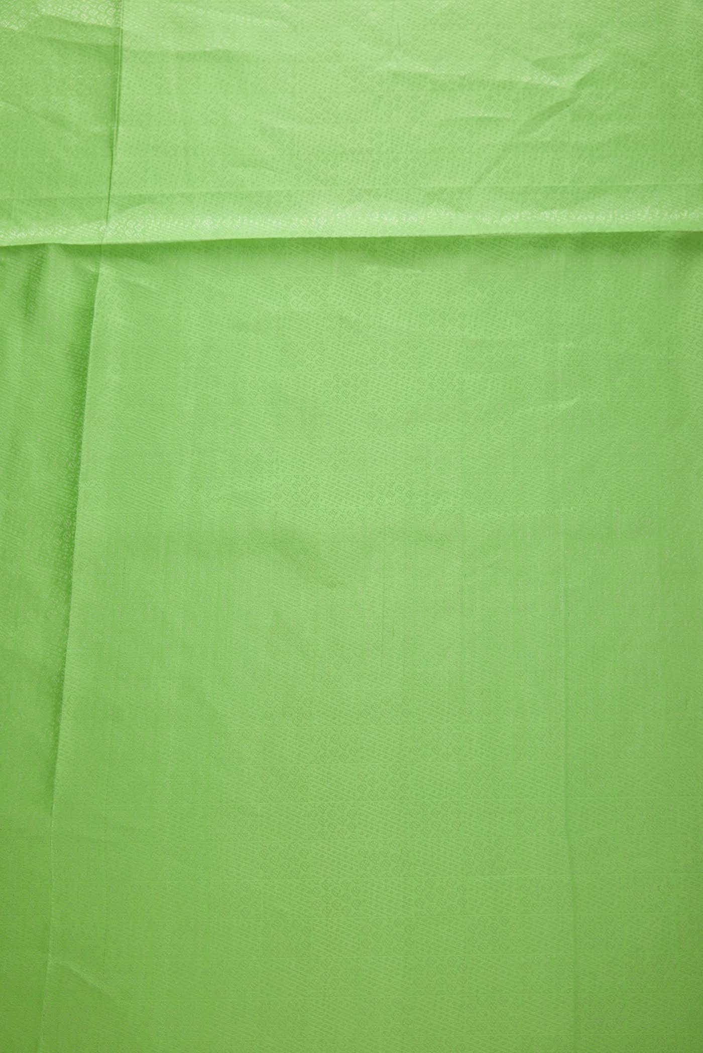 Green Kanchipuram Silk Dress Material
