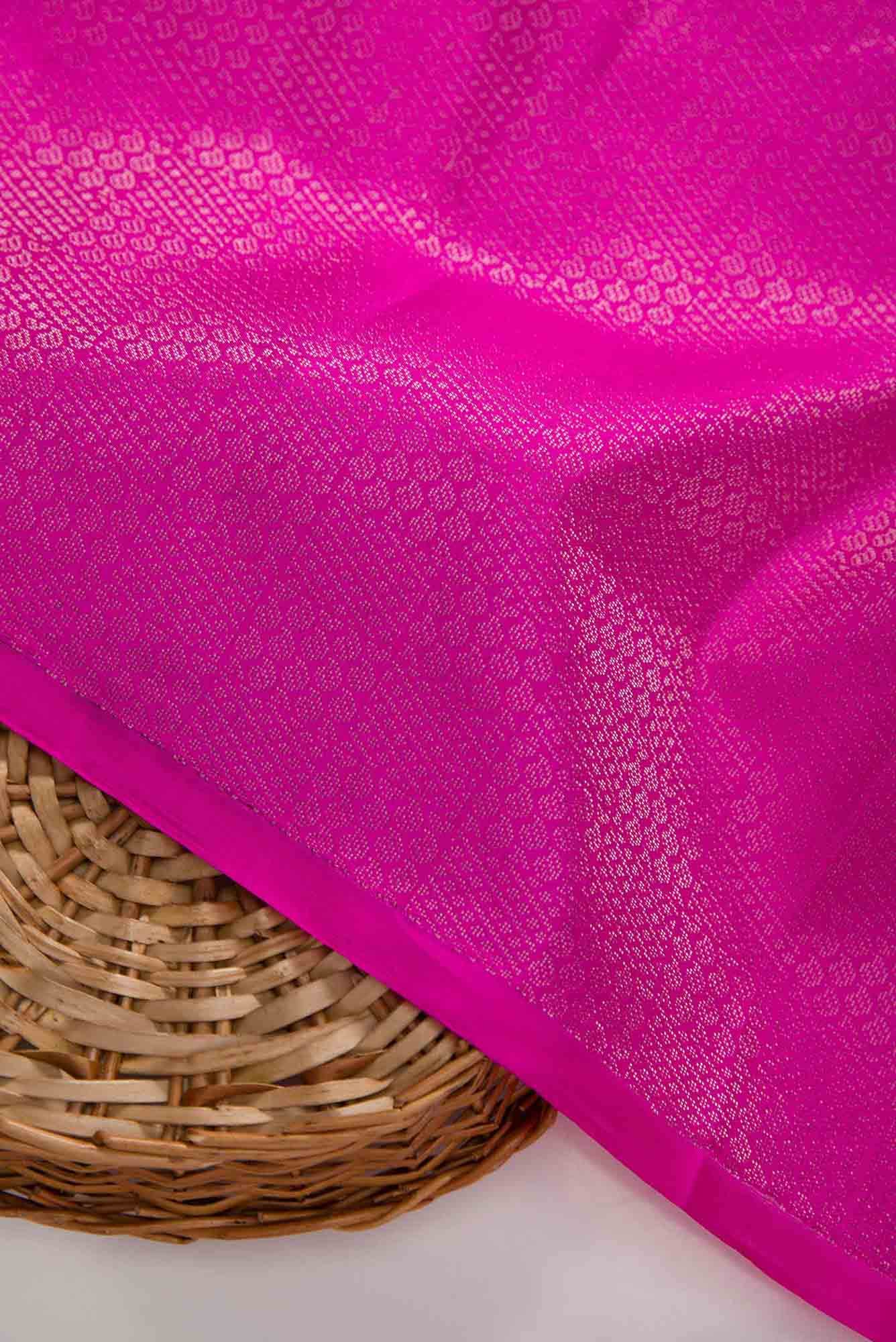 Pink Kanchipuram Silk Dress Material