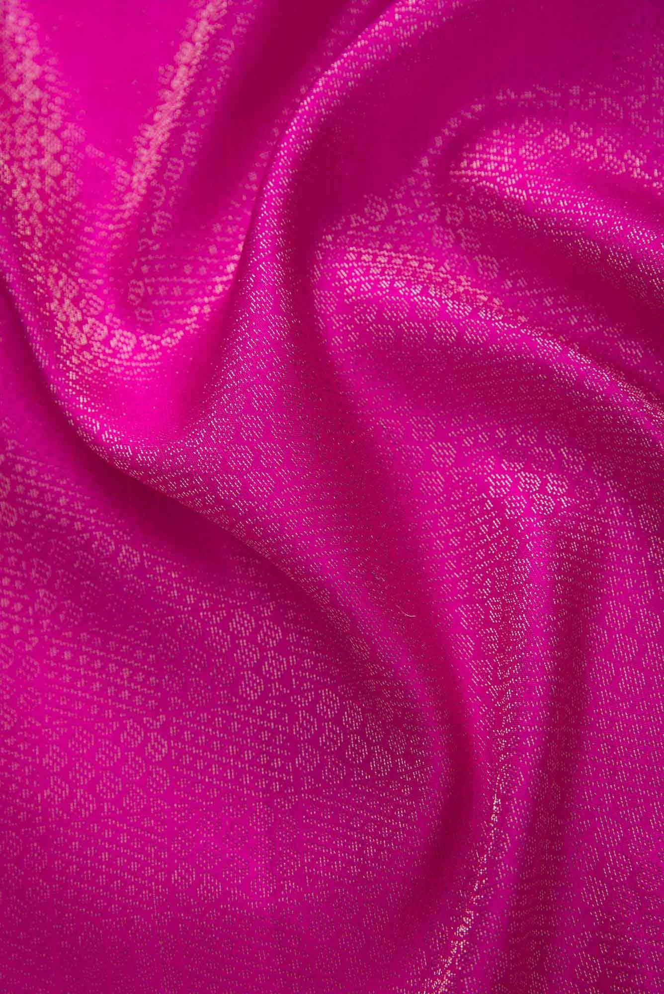 Pink Kanchipuram Silk Dress Material