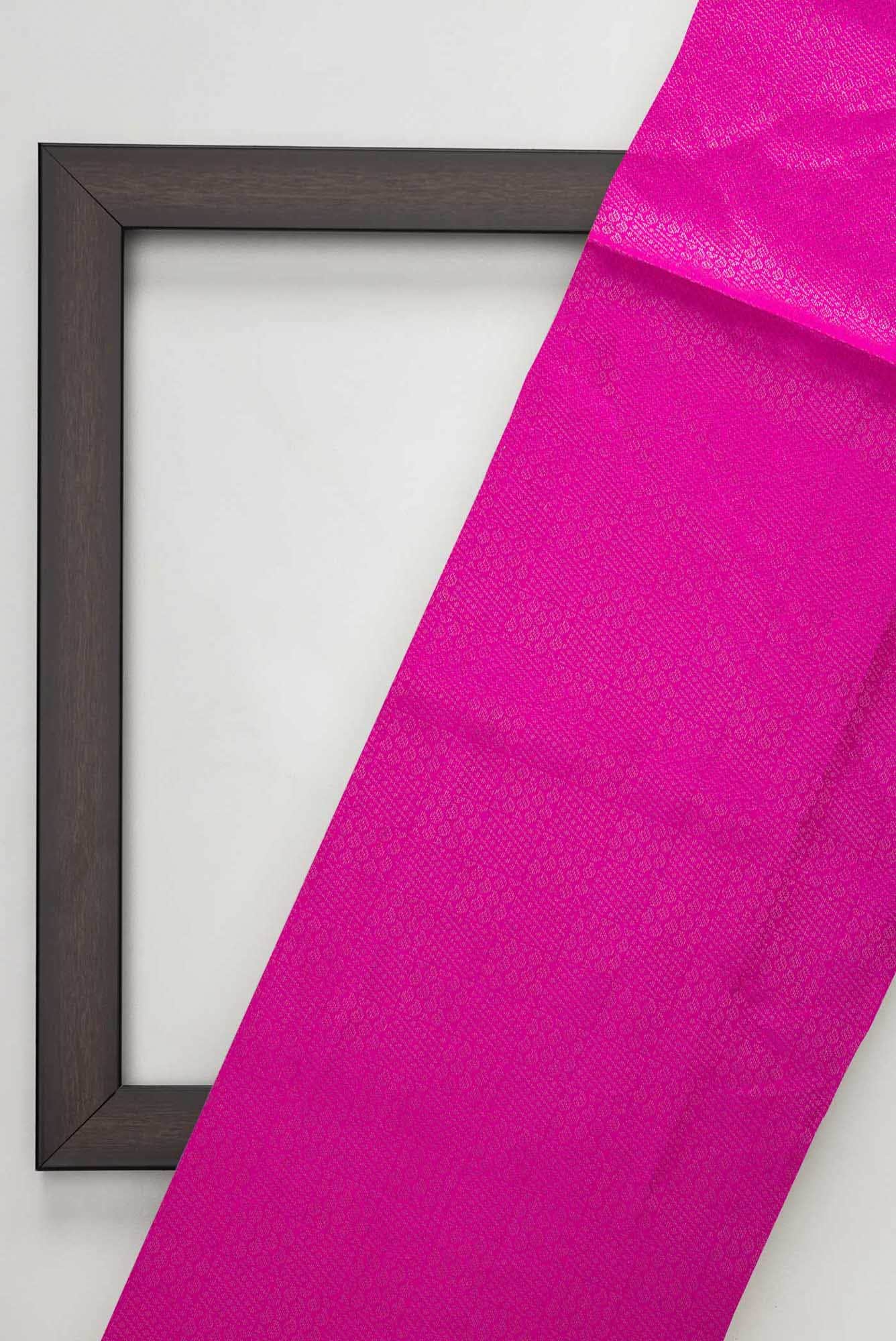 Pink Kanchipuram Silk Dress Material
