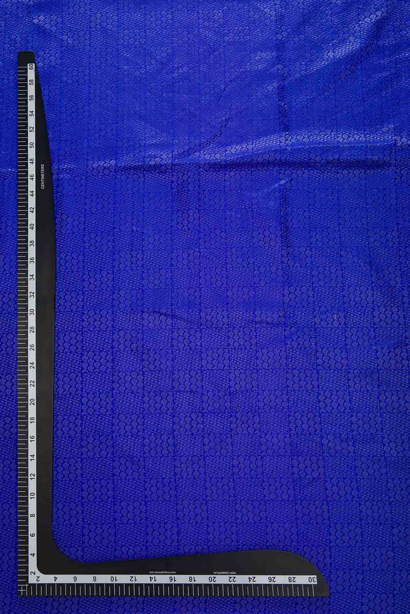 Royal Blue Kanchipuram Silk Dress Material