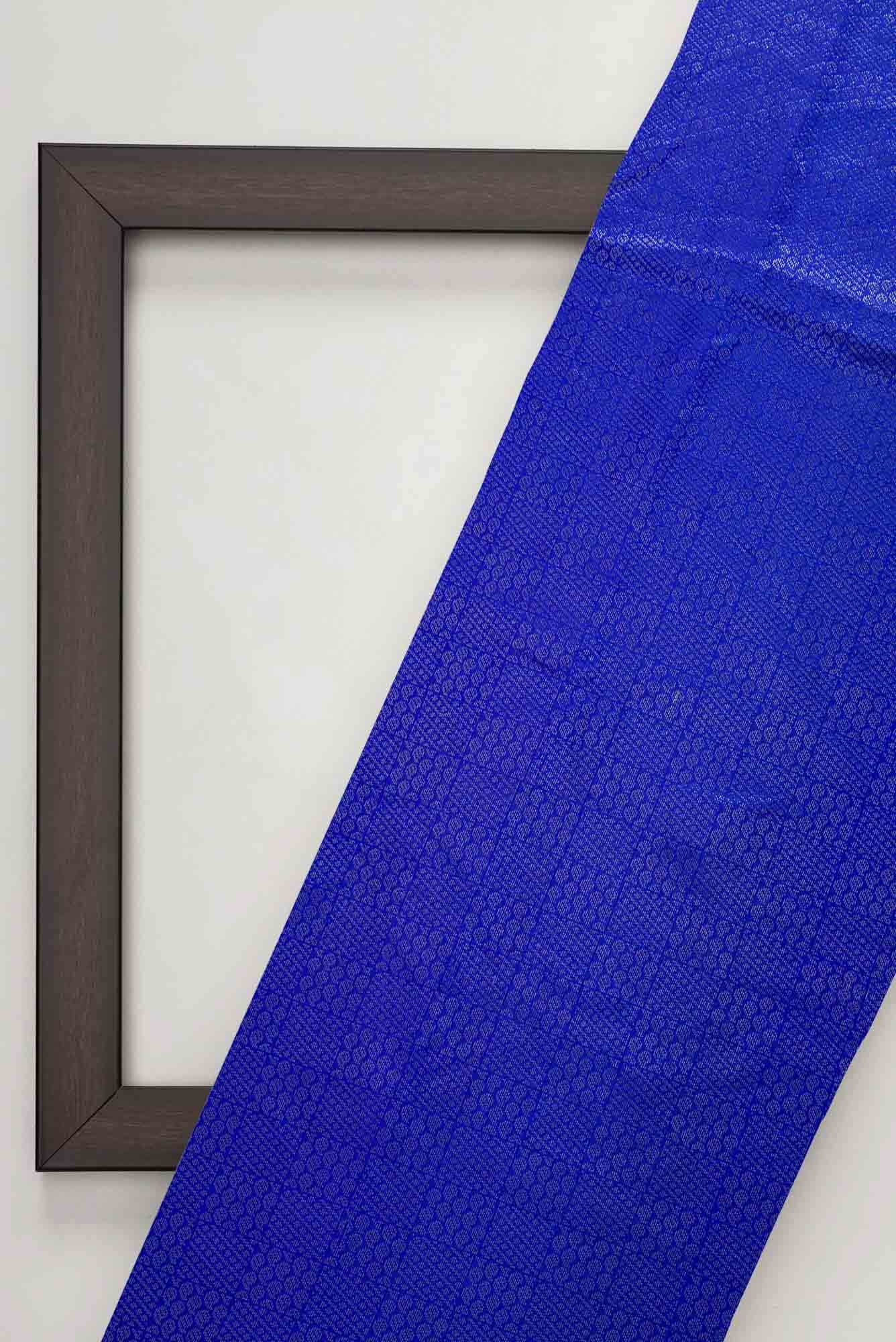 Royal Blue Kanchipuram Silk Dress Material