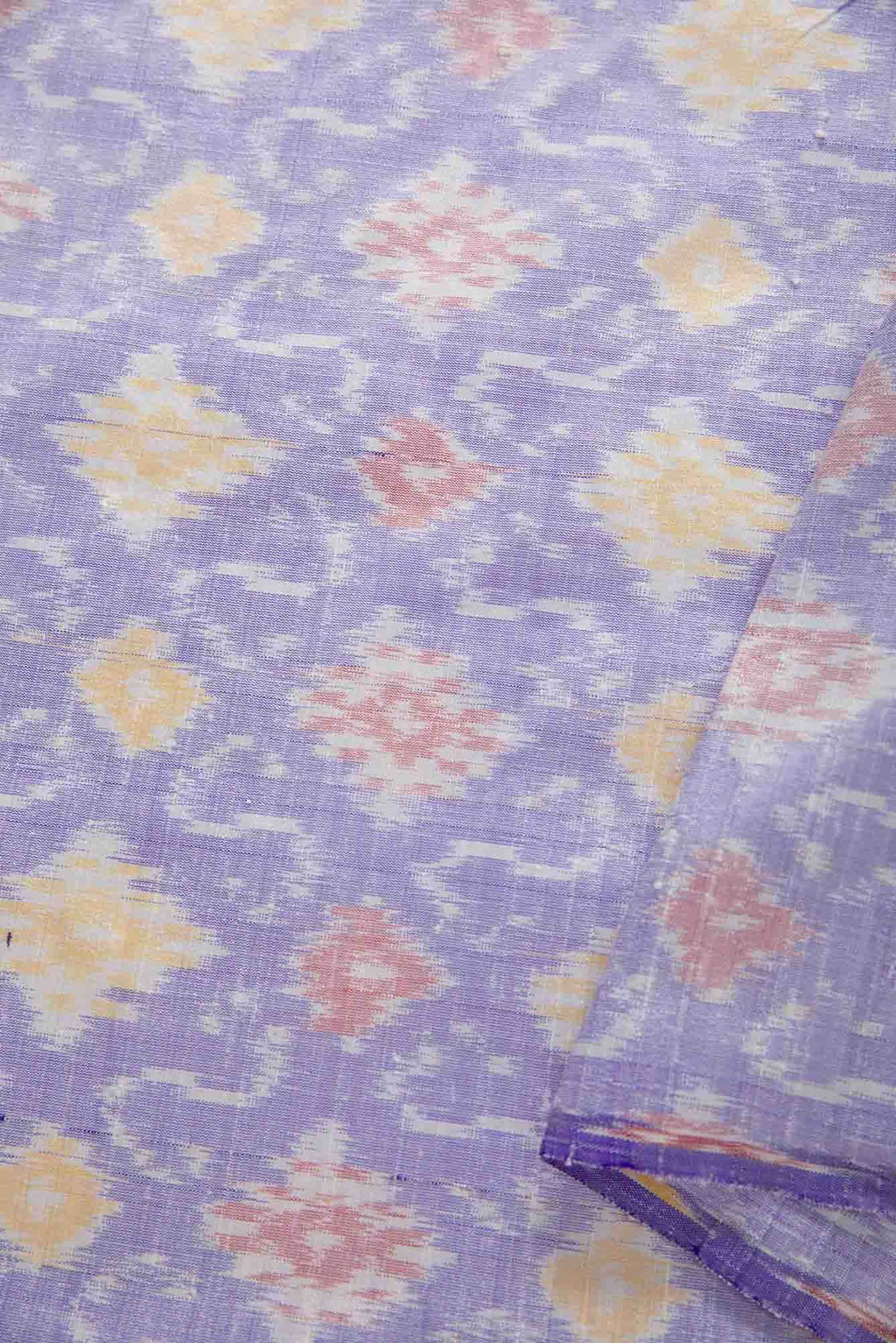 Lavender Raw Silk Dress Material