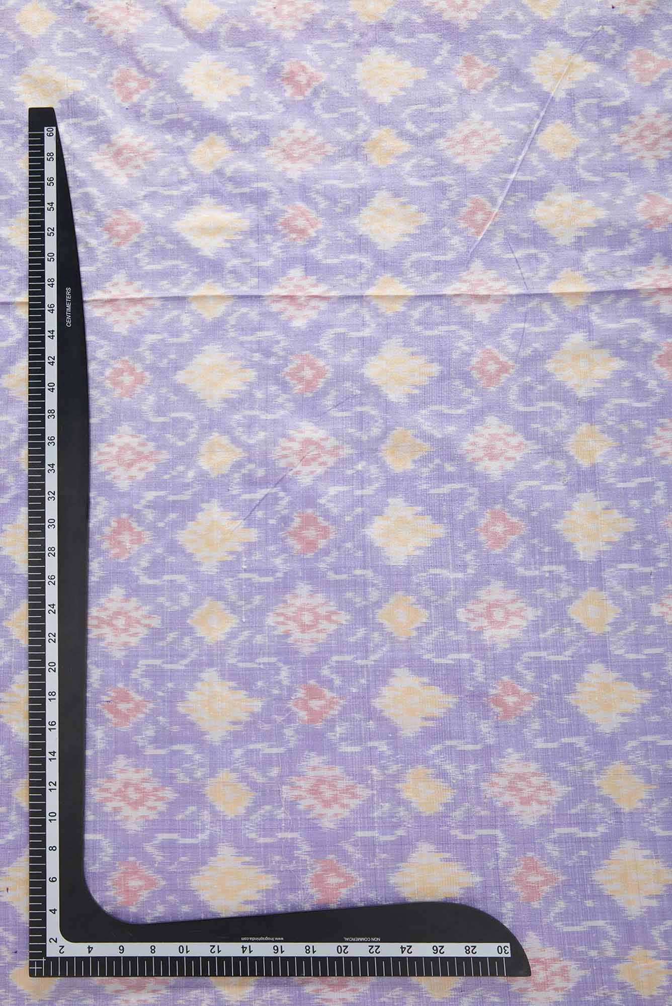 Lavender Raw Silk Dress Material