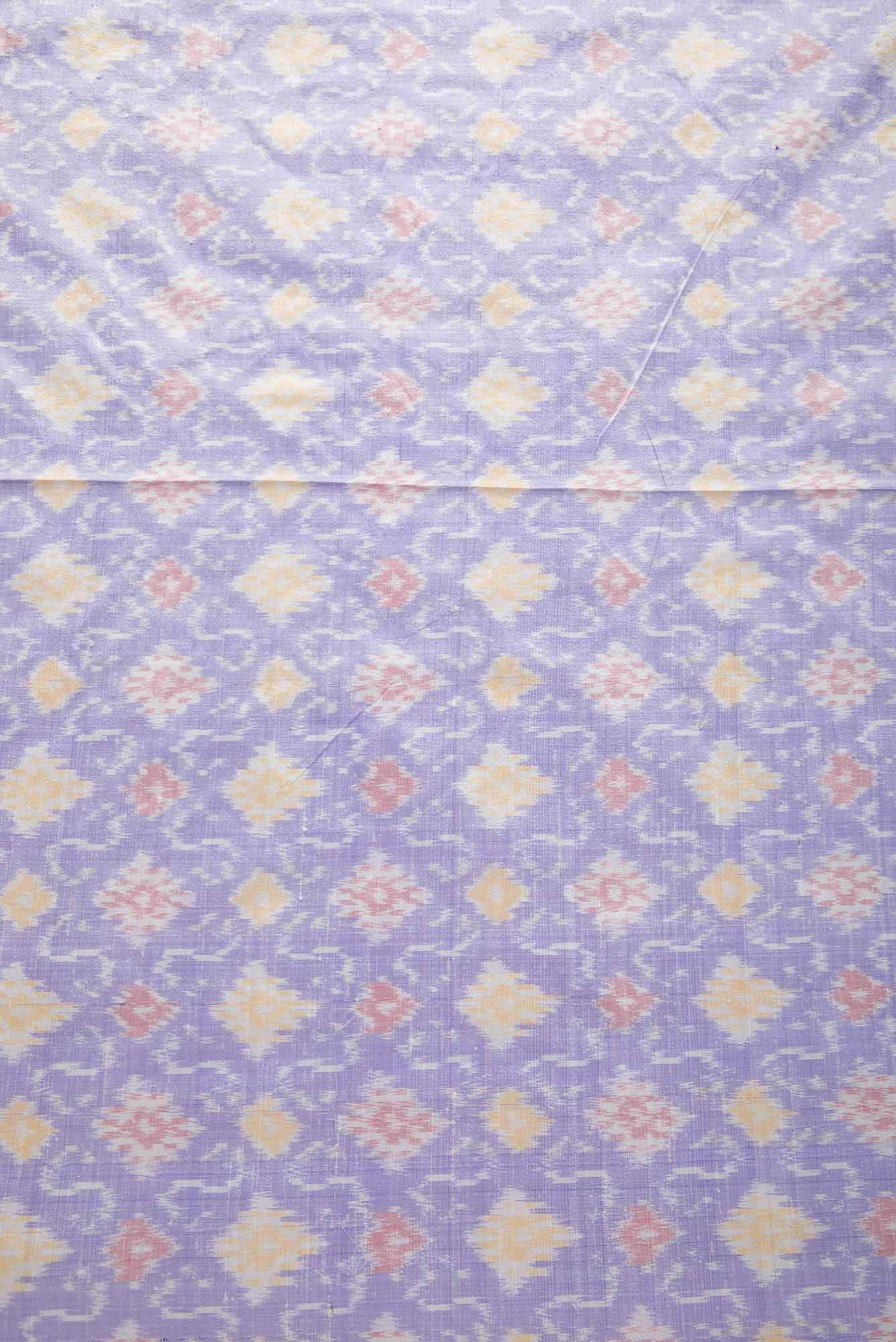 Lavender Raw Silk Dress Material