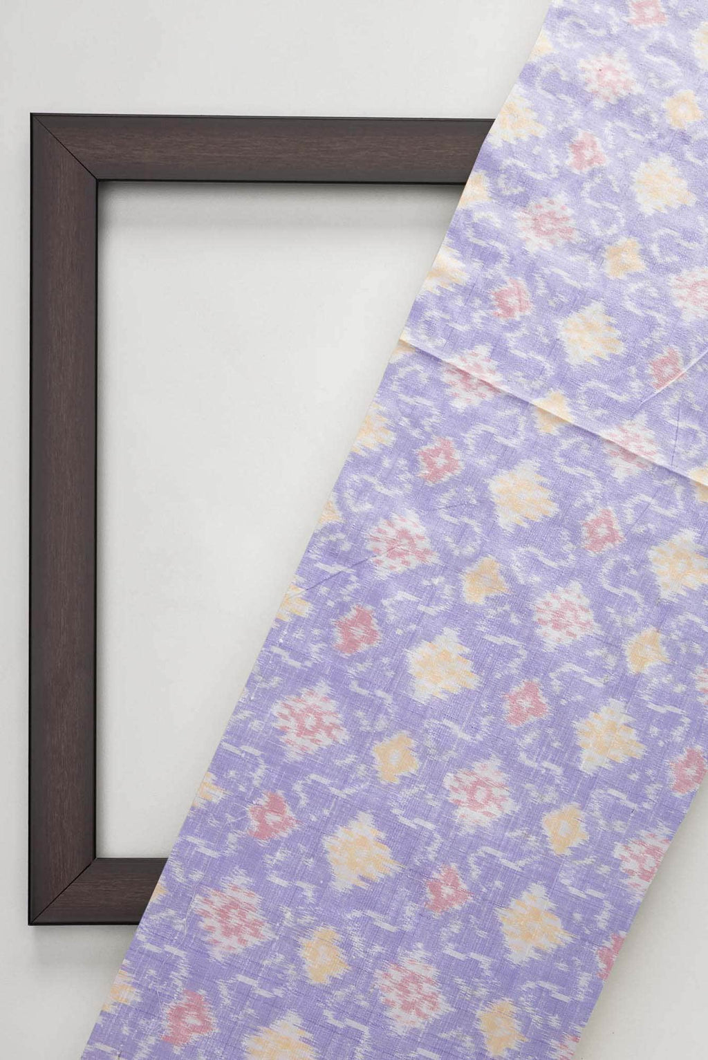 Lavender Raw Silk Dress Material