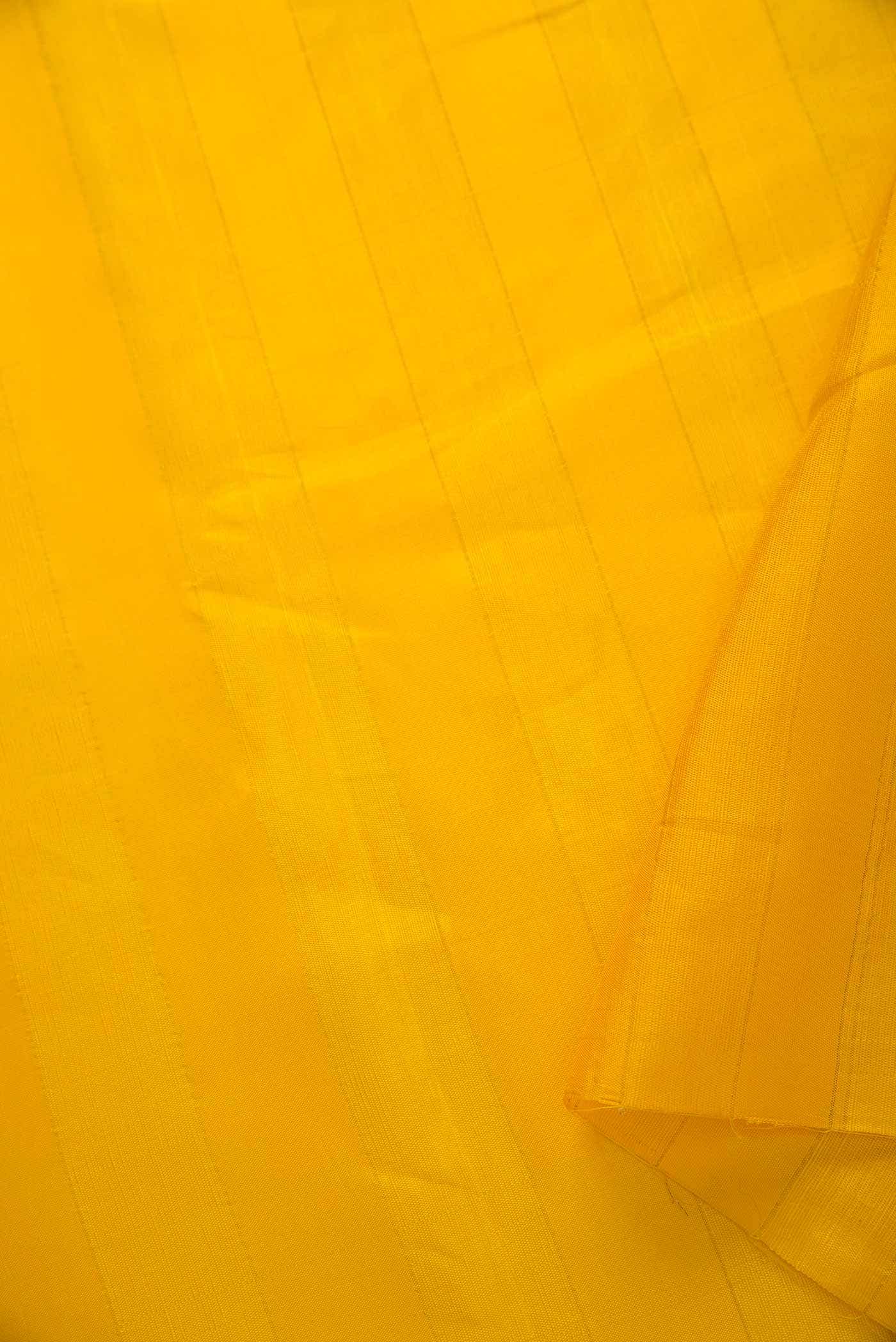 Yellow Kanchipuram Silk Dress Material