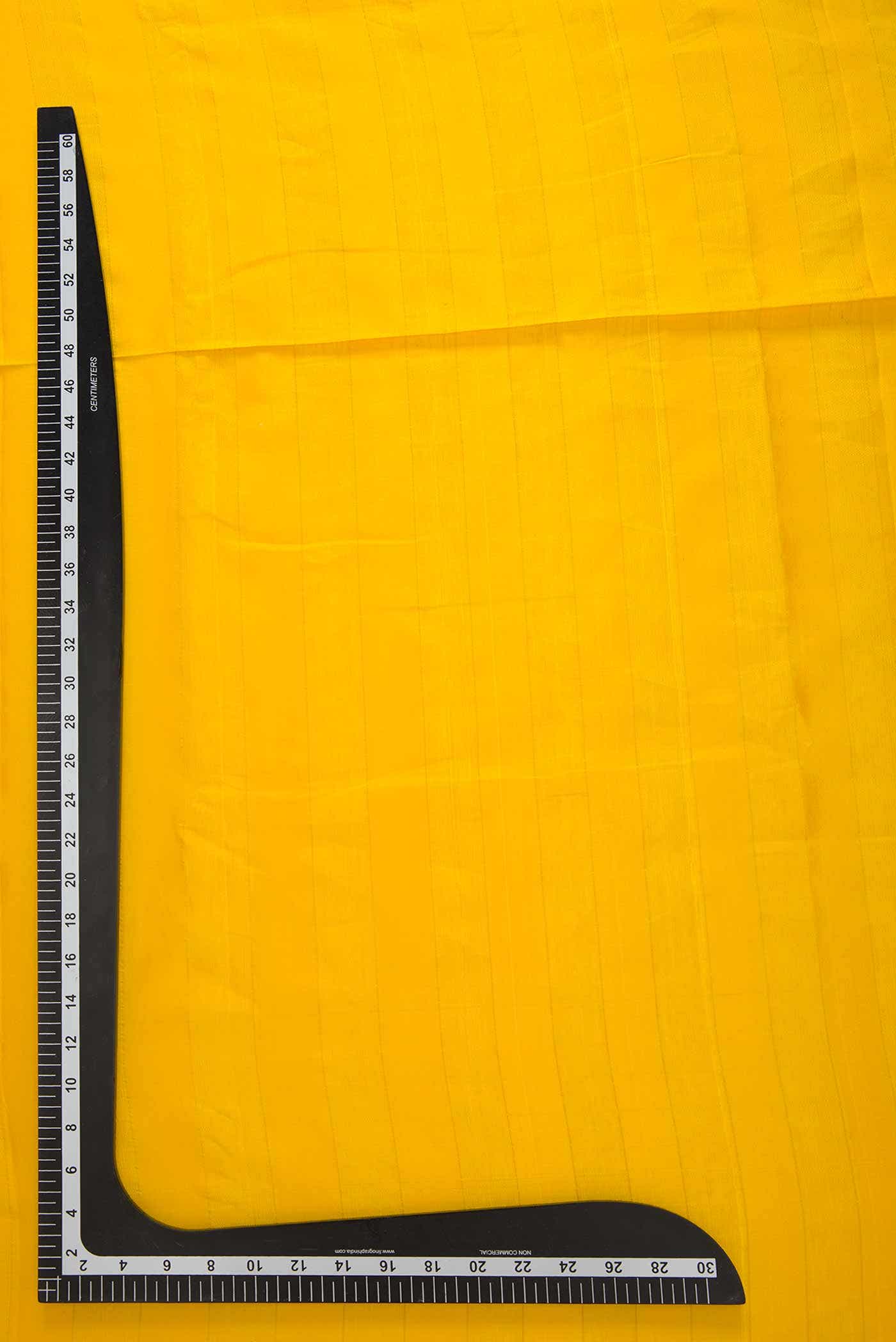 Yellow Kanchipuram Silk Dress Material