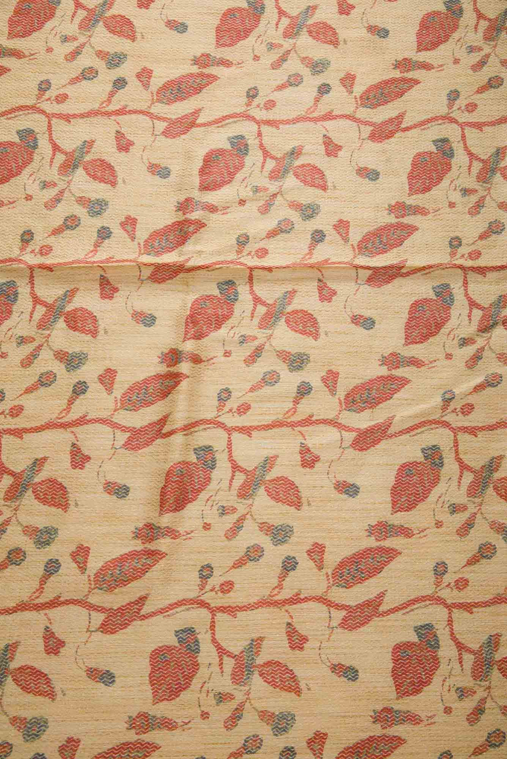 Sandal Tussar Silk Dress Material