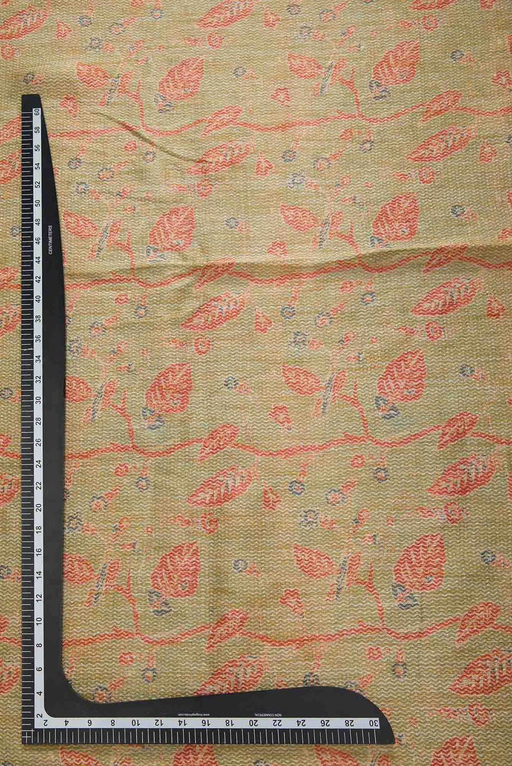 Green Tussar Silk Dress Material