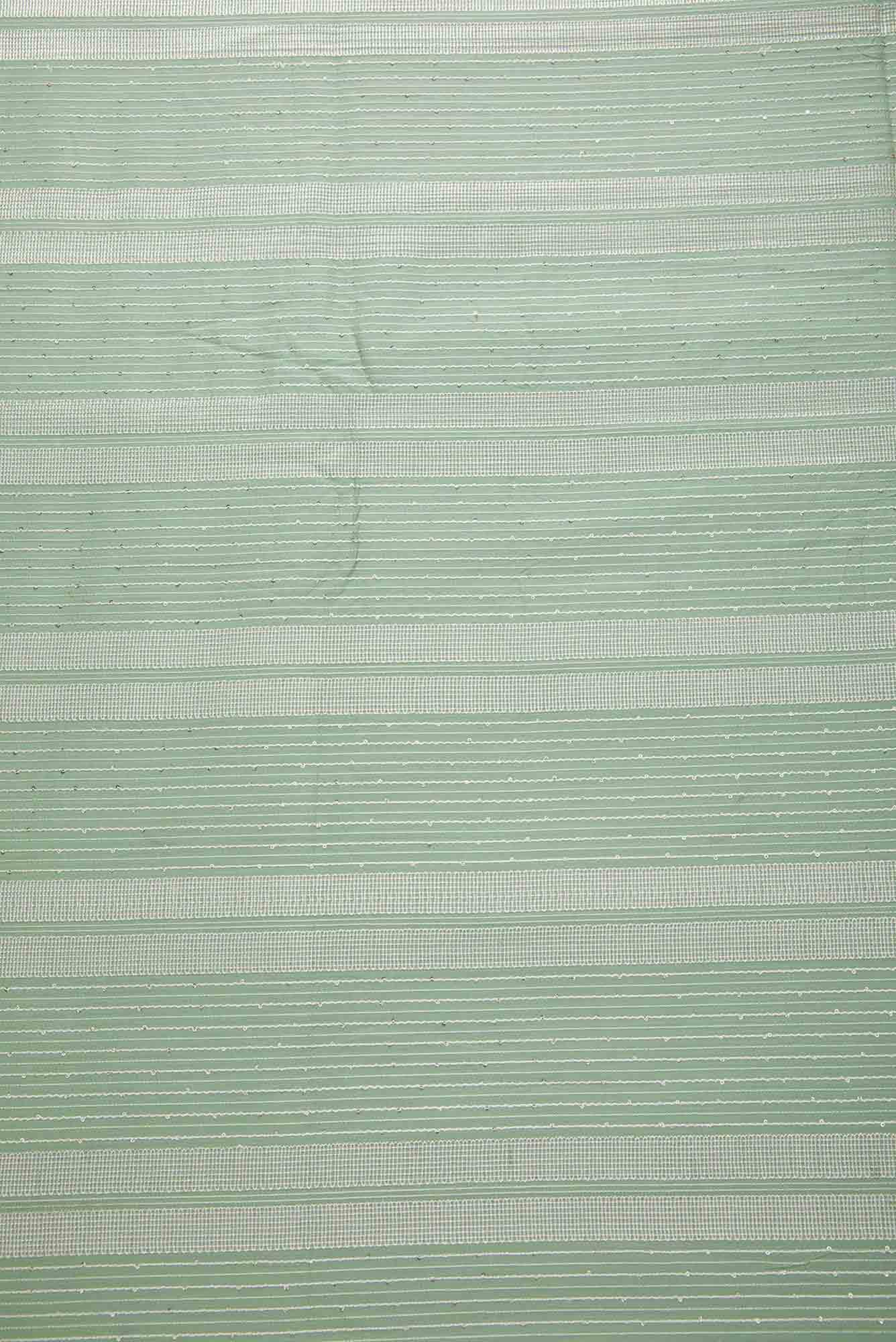 Green Cotton Dress Material