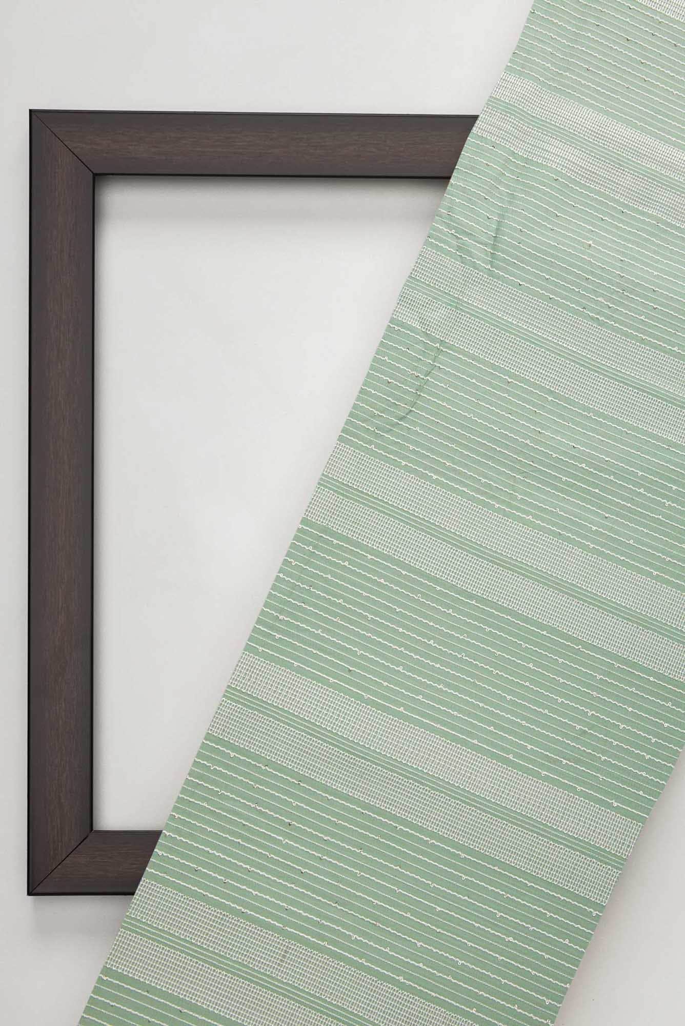 Green Cotton Dress Material