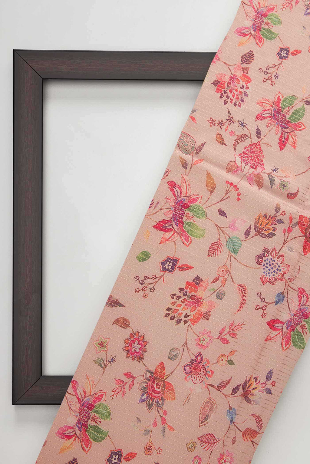 Pink Tussar Silk Dress Material