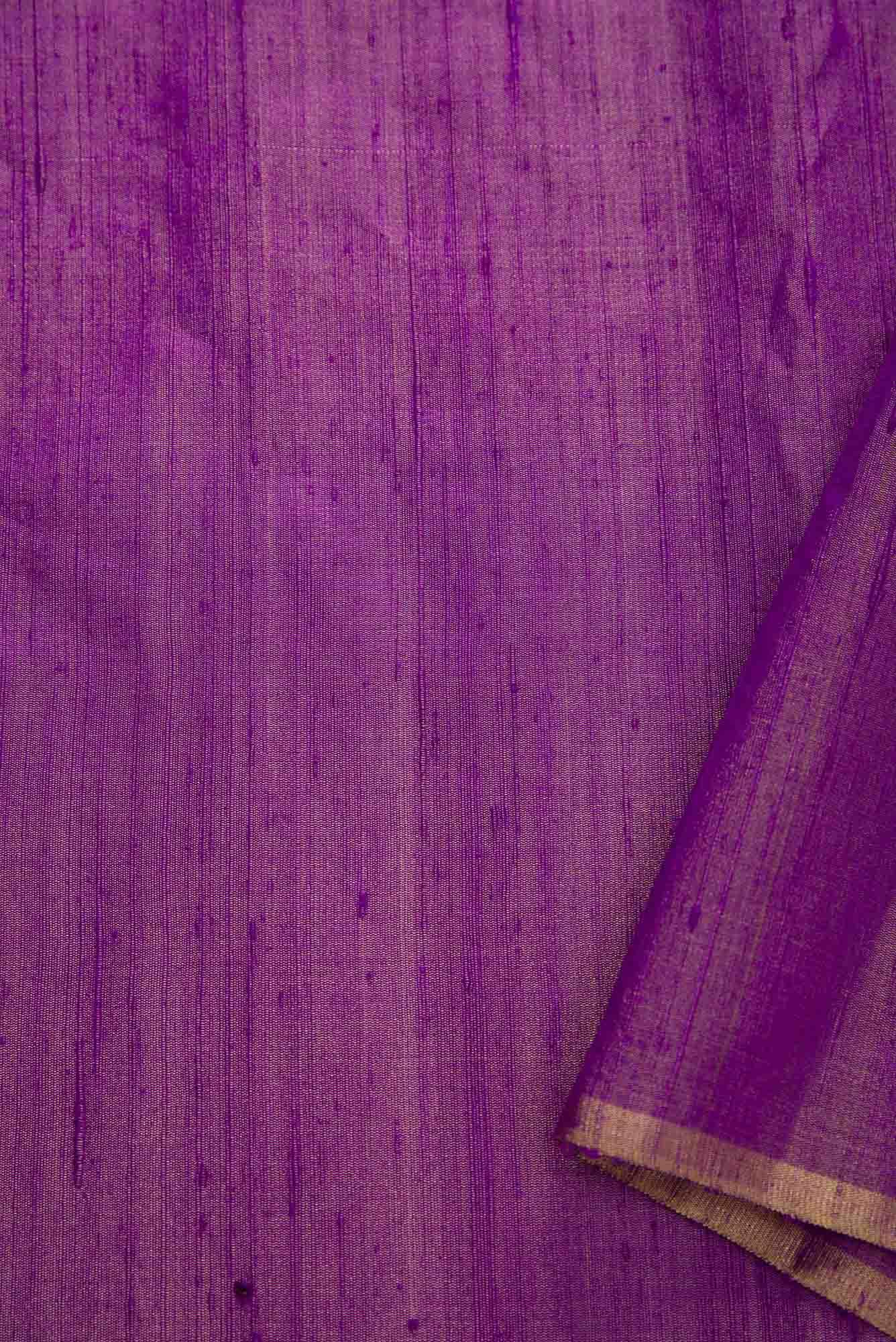 Lavender Raw Silk Dress Material