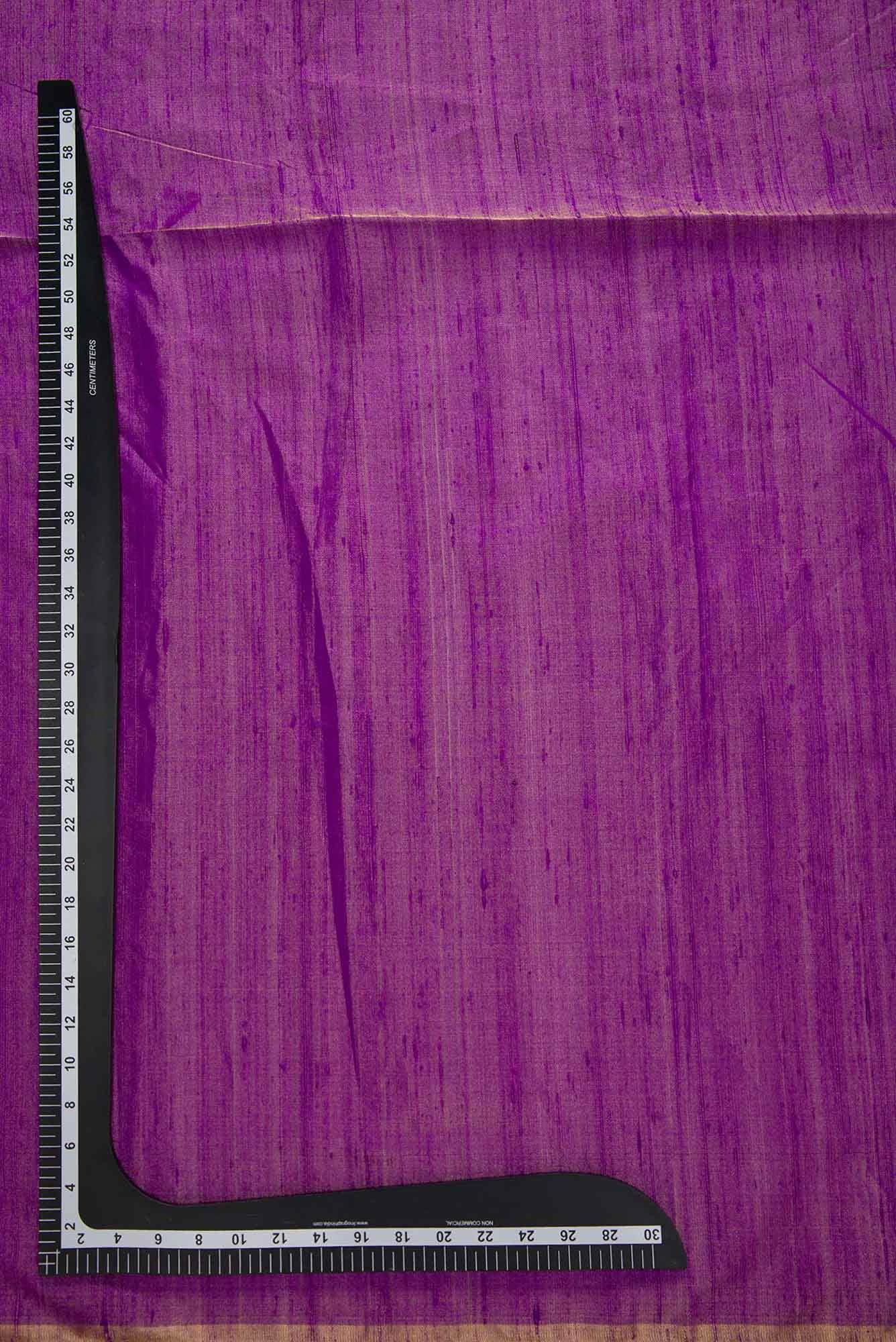 Lavender Raw Silk Dress Material