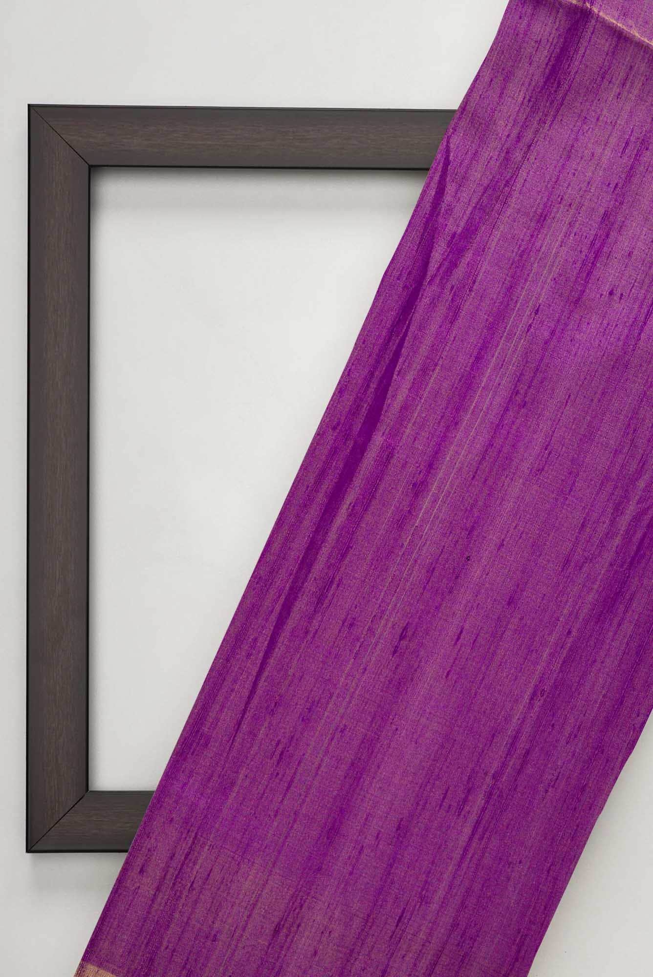 Lavender Raw Silk Dress Material