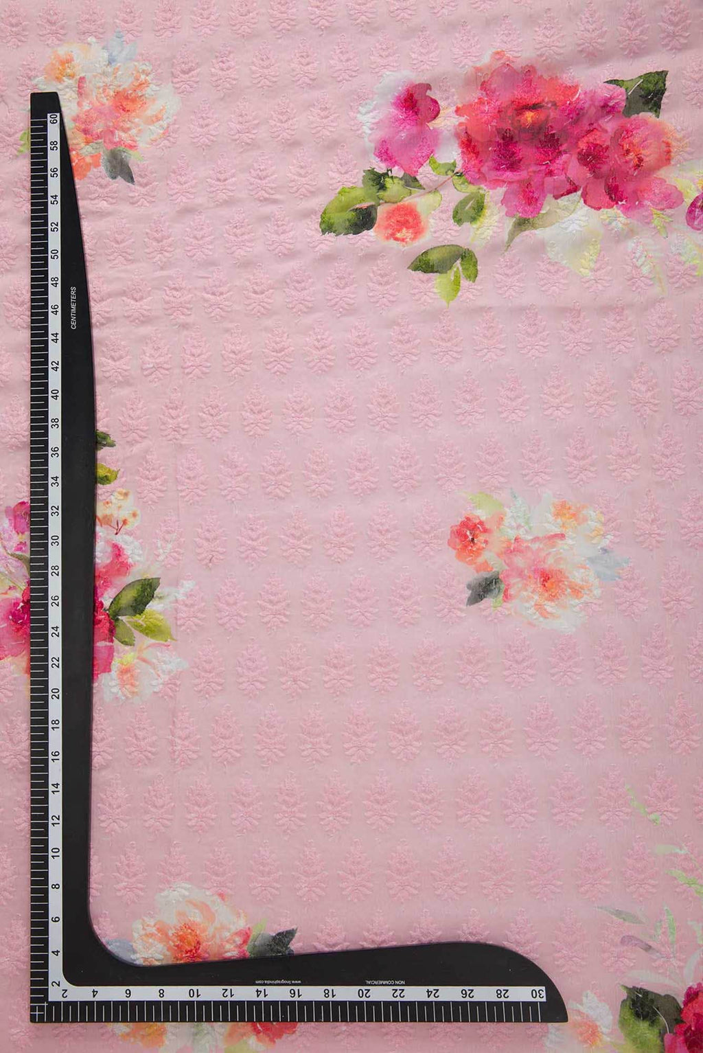 Pink Cotton Dress Material
