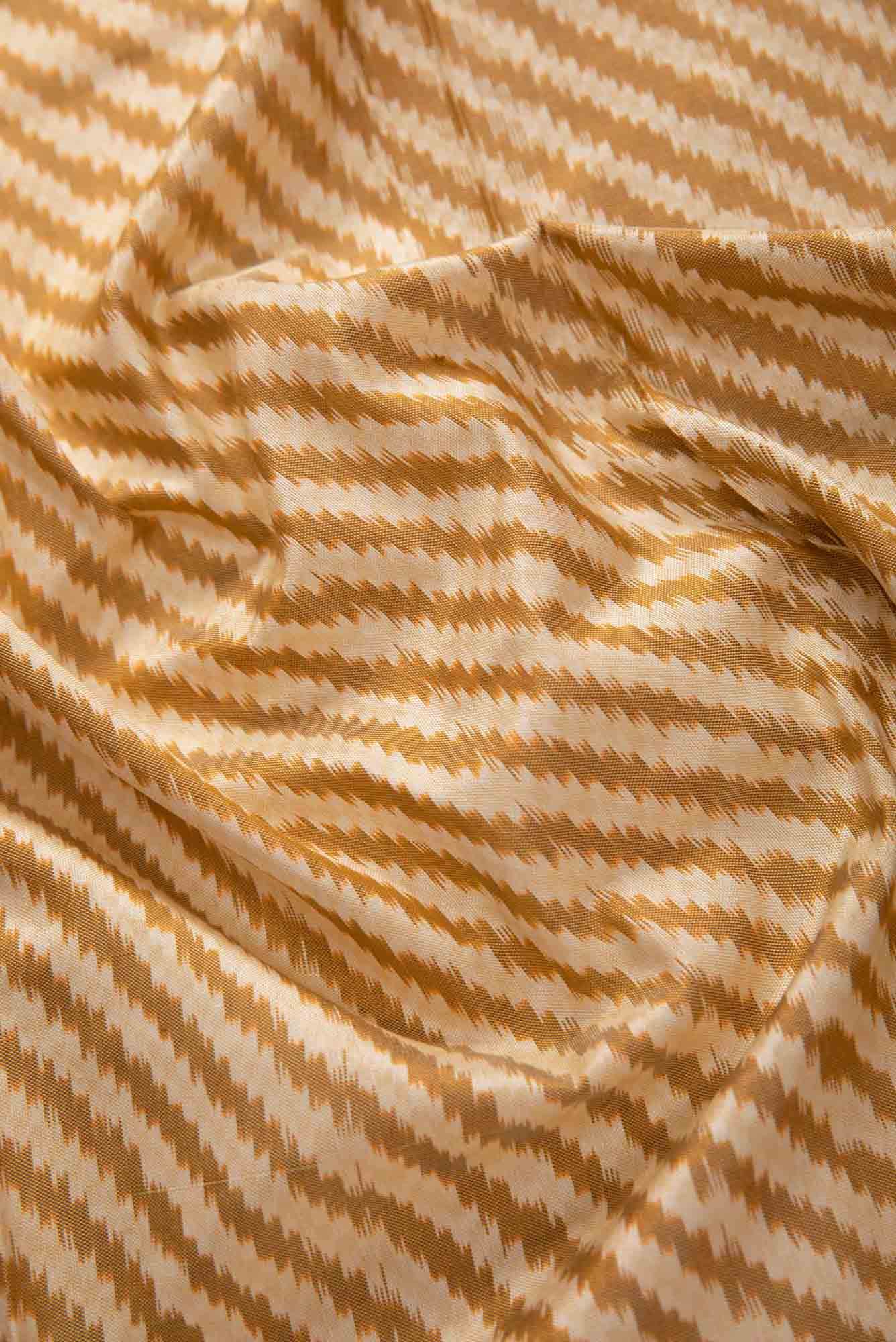 Sandal Double Ikat Dress Material