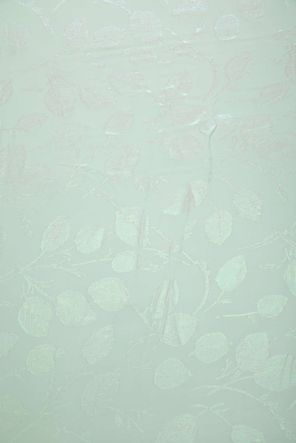 Sea Green Chiffon Dress Material