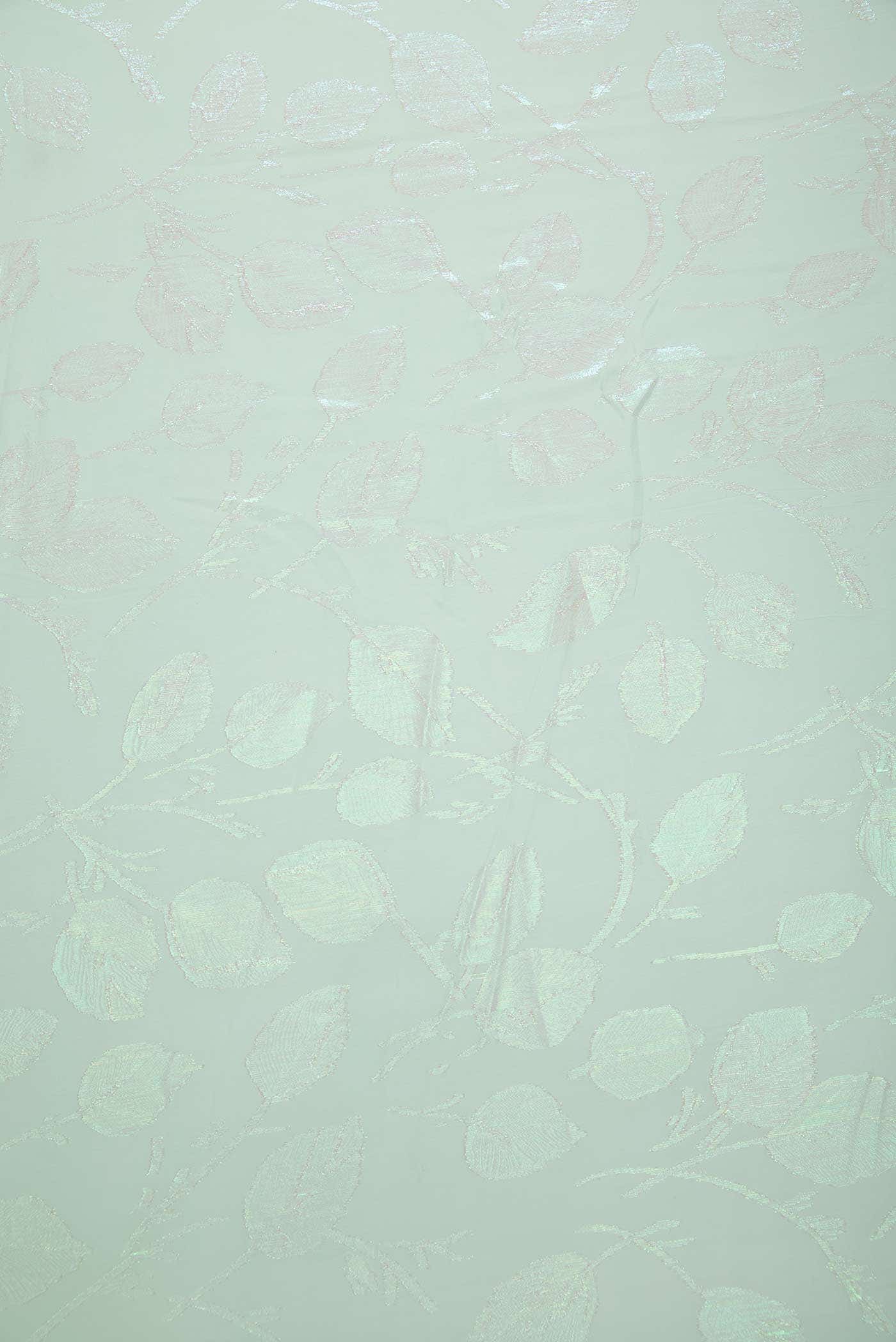 Sea Green Chiffon Dress Material