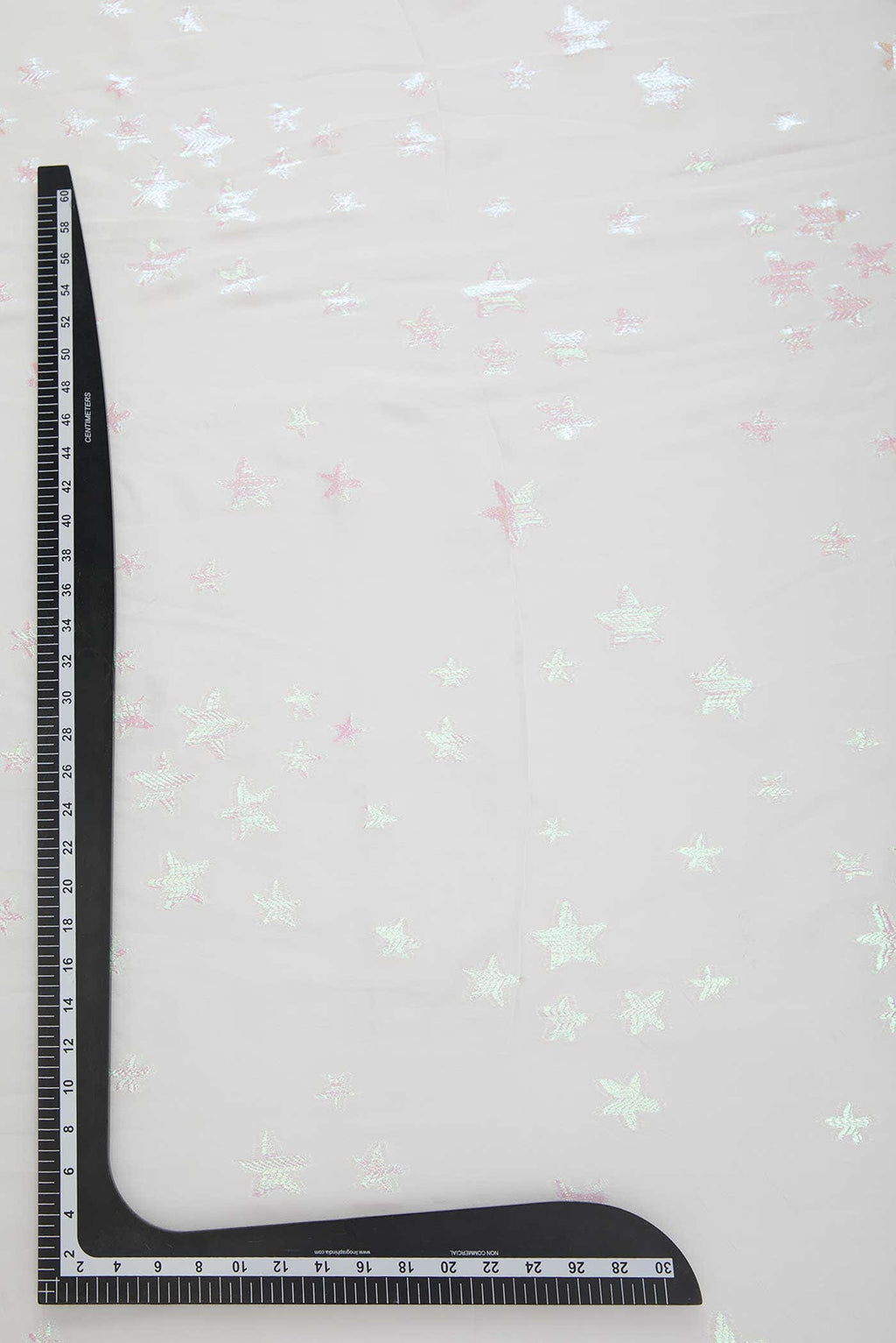 White Chiffon Dress Material