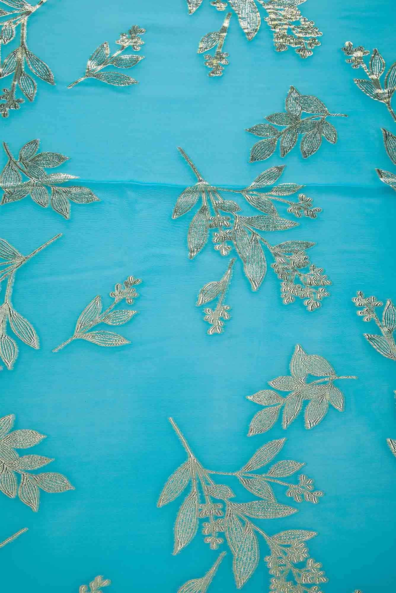 Sky Blue Georgette Dress Material