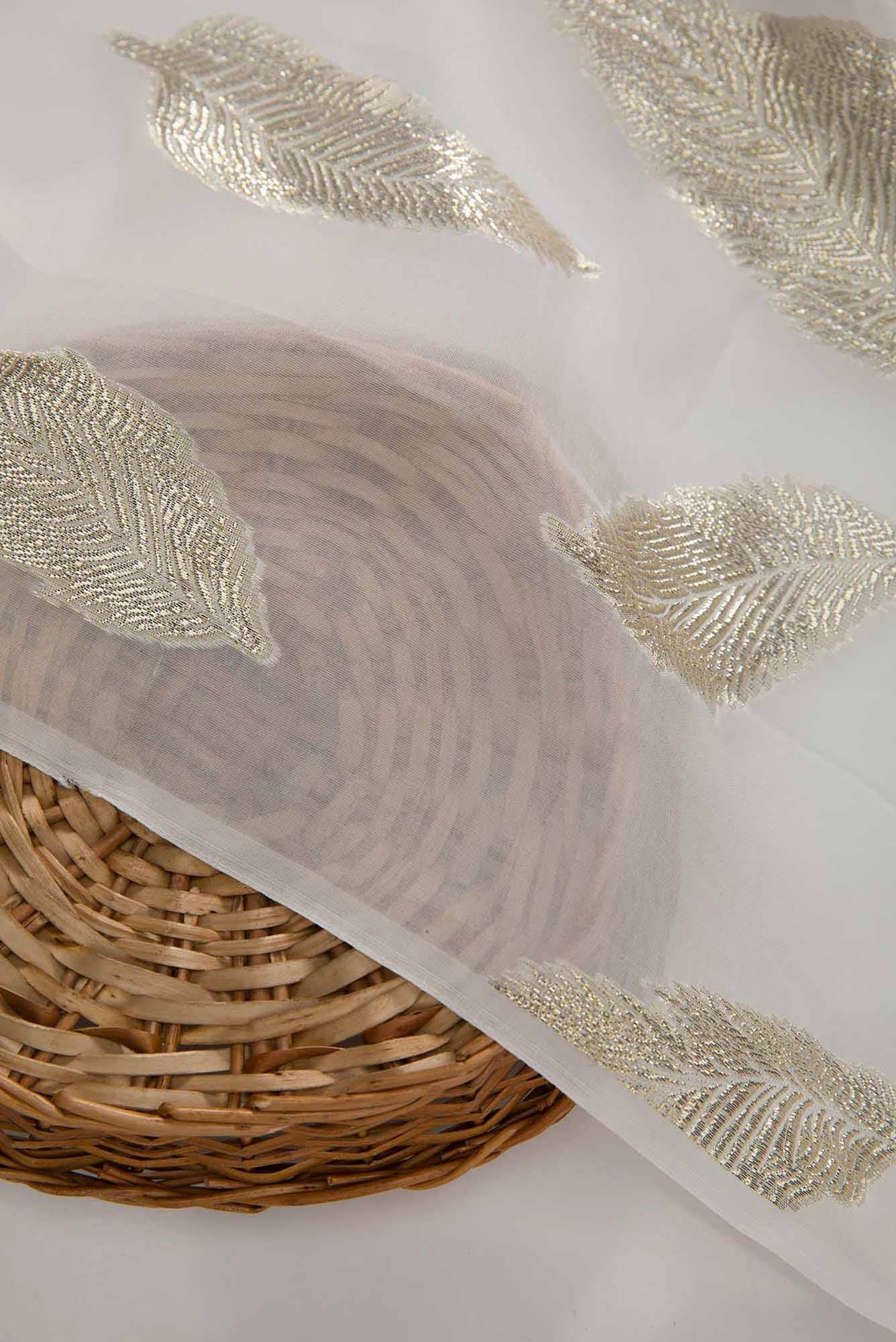 White Georgette Dress Material