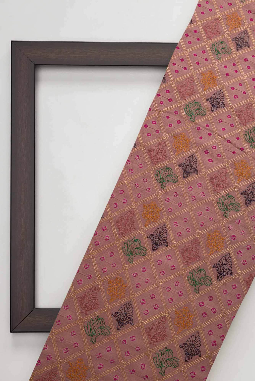 Imperial Pink Tussar Silk Dress Material
