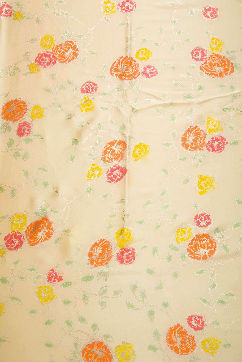 Sandal Crepe Dress Material