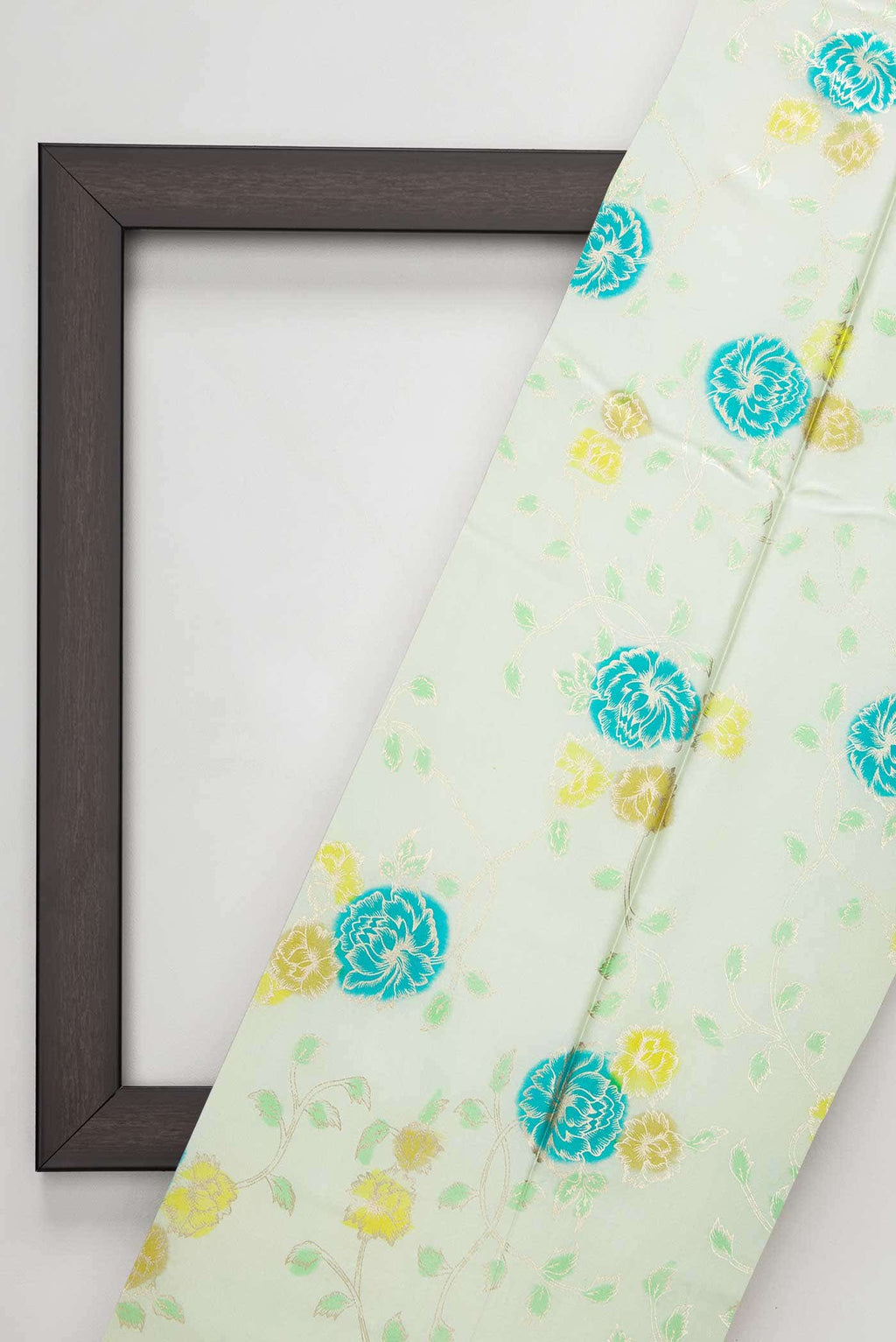 Green Crepe Dress Material