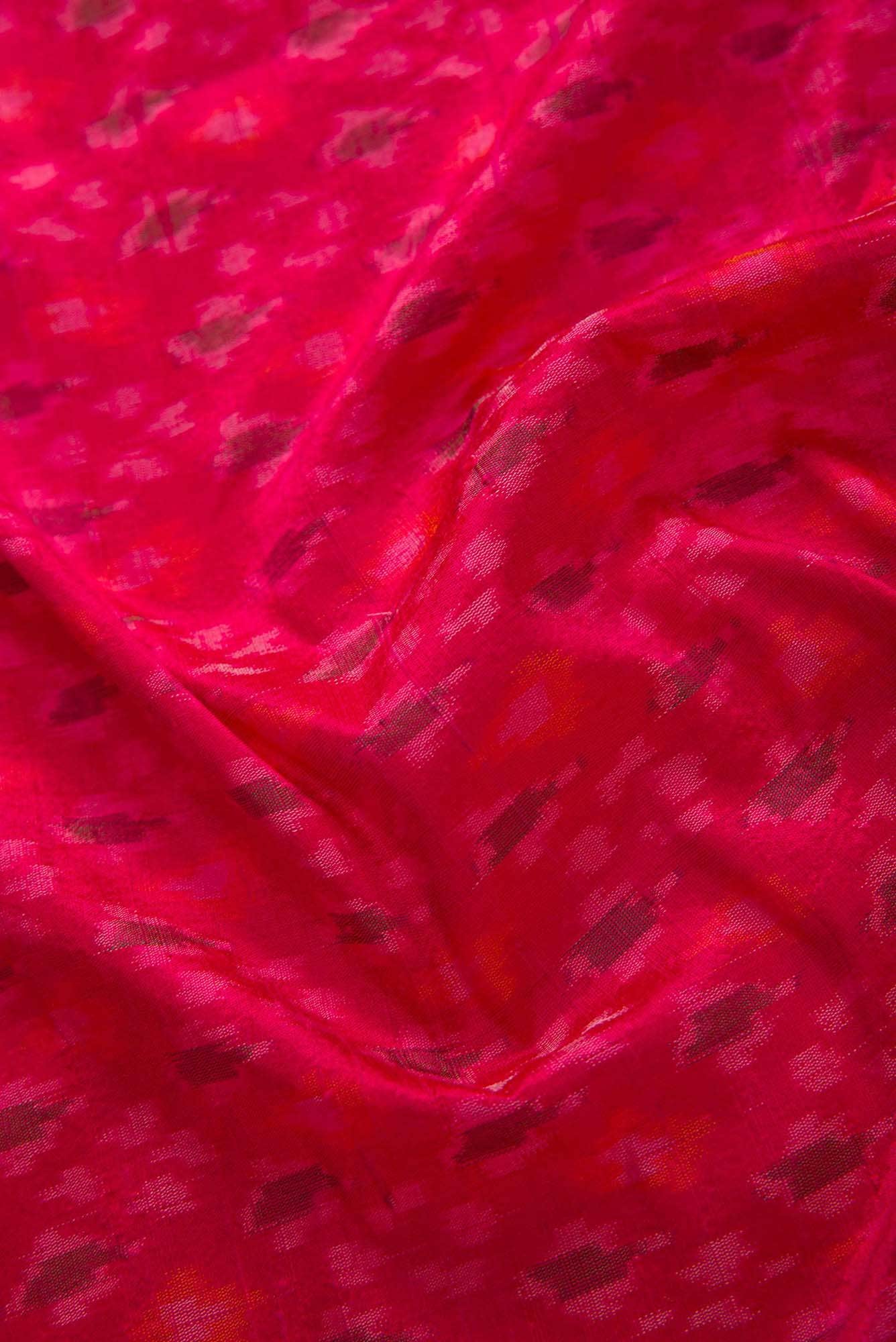 Pink Raw Silk Dress Material
